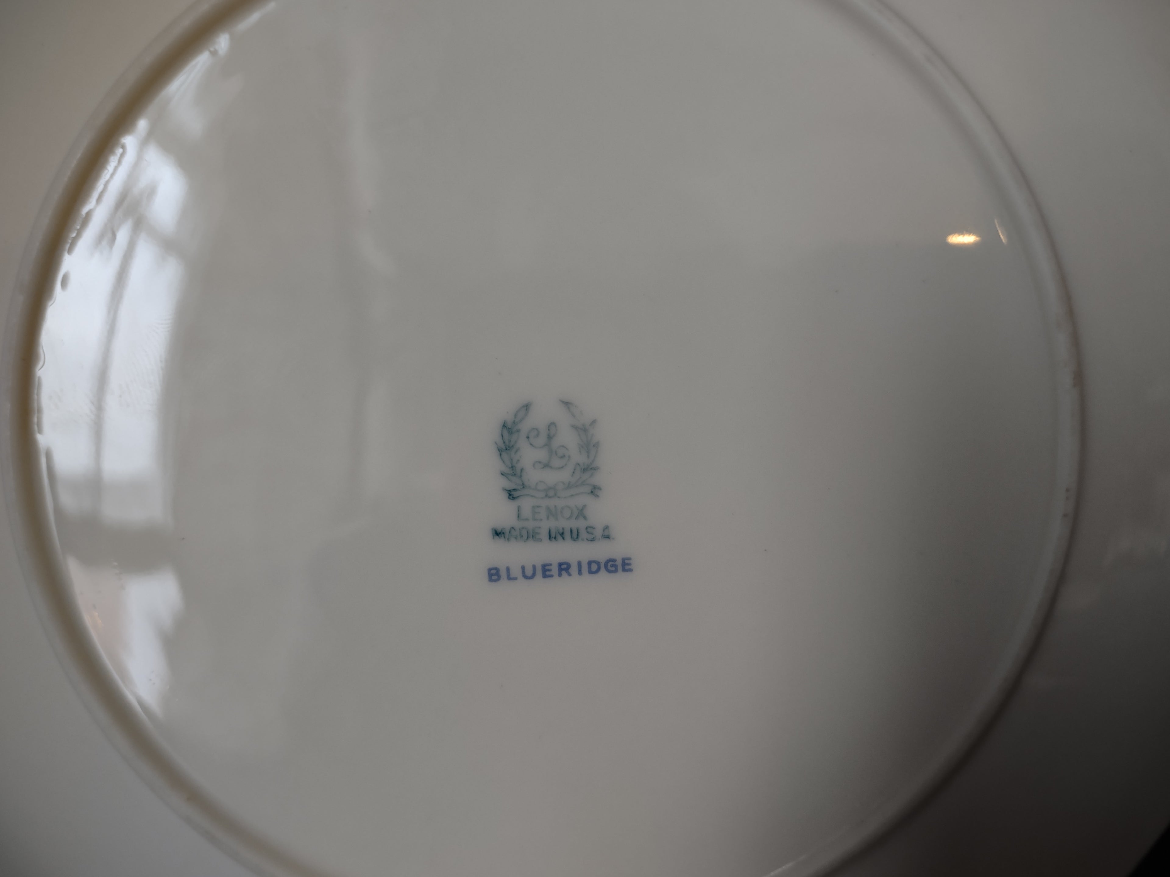 Vintage Lenox Dessert Plate 7" Blue Stamp (lot 1780)