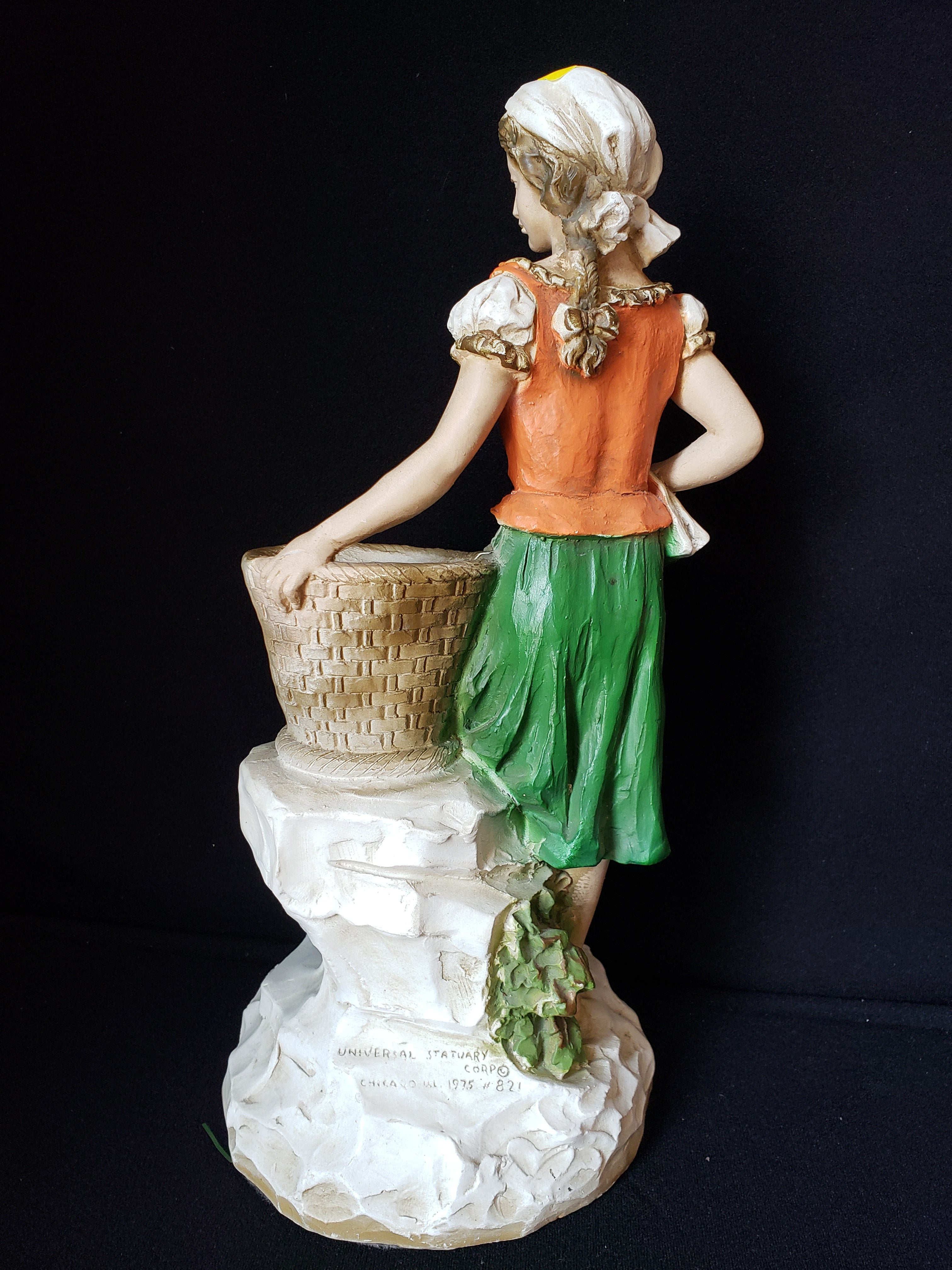 Universal Statuary Village Girl 14" (lot 2139)