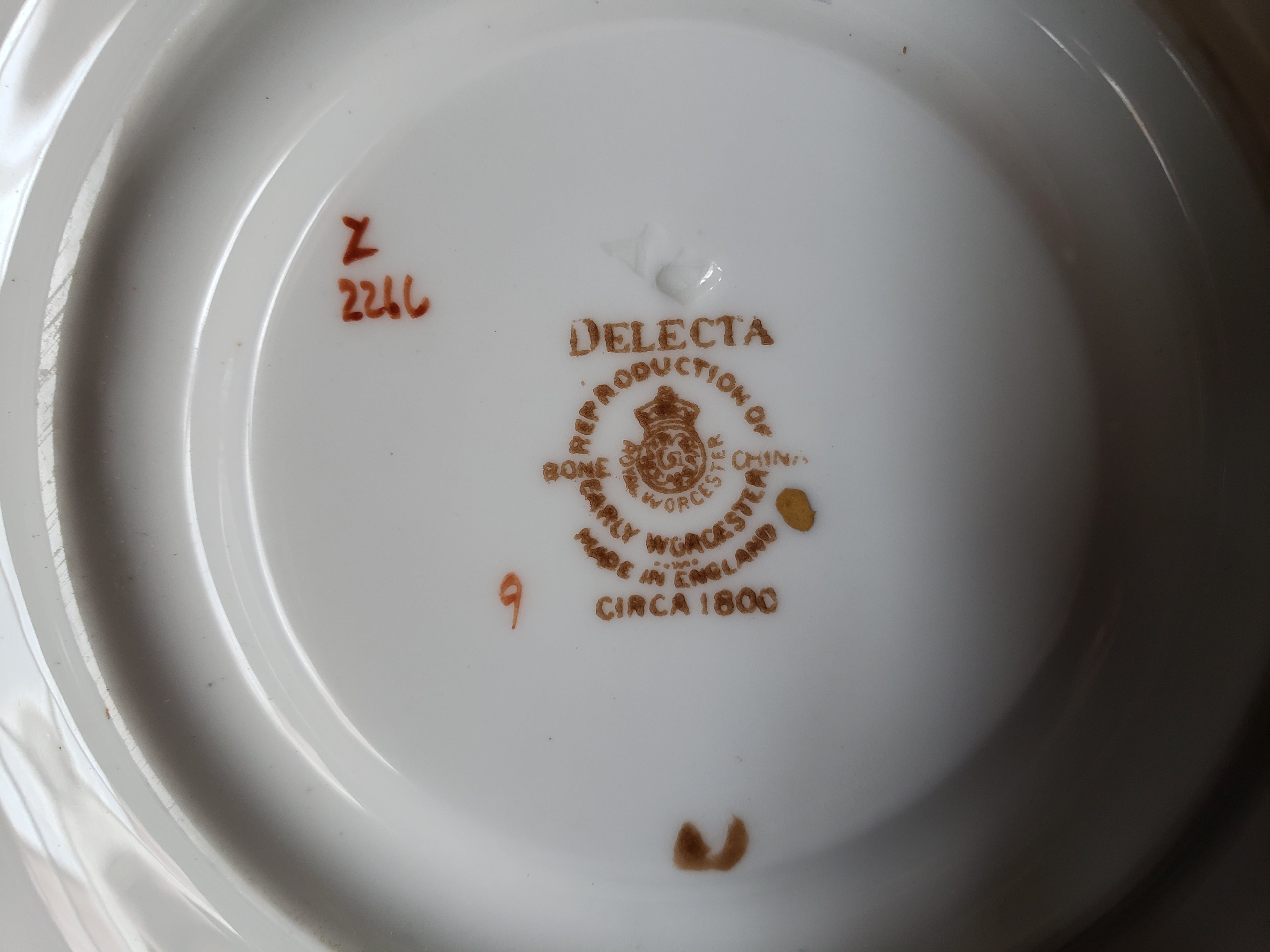 Vintage Royal Worcester Delecta Tea Cup (lot 2101)
