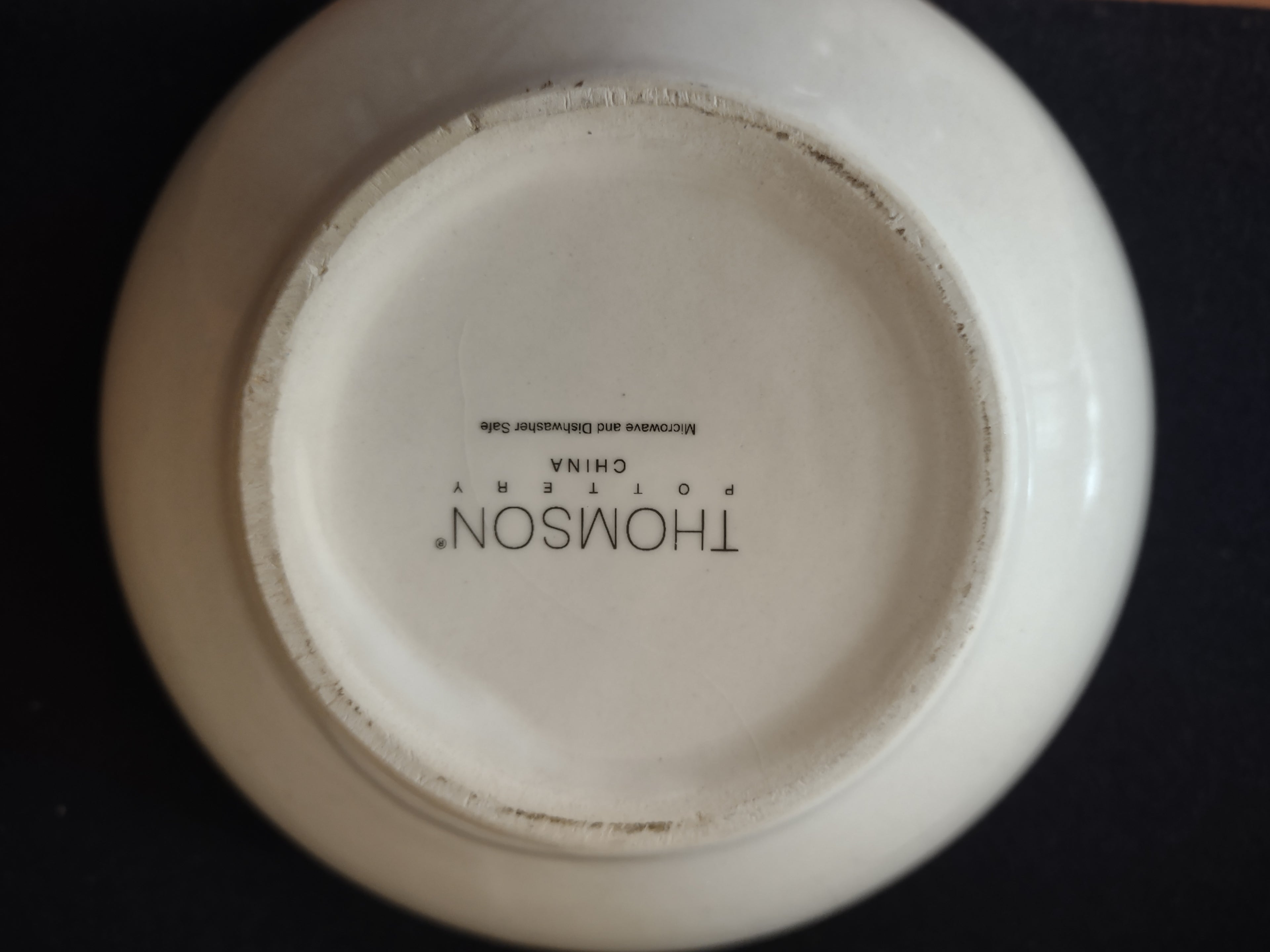 Vintage Thomson Pottery Birdhouse Soup Cereal Bowls X 6 (Lot 2925)
