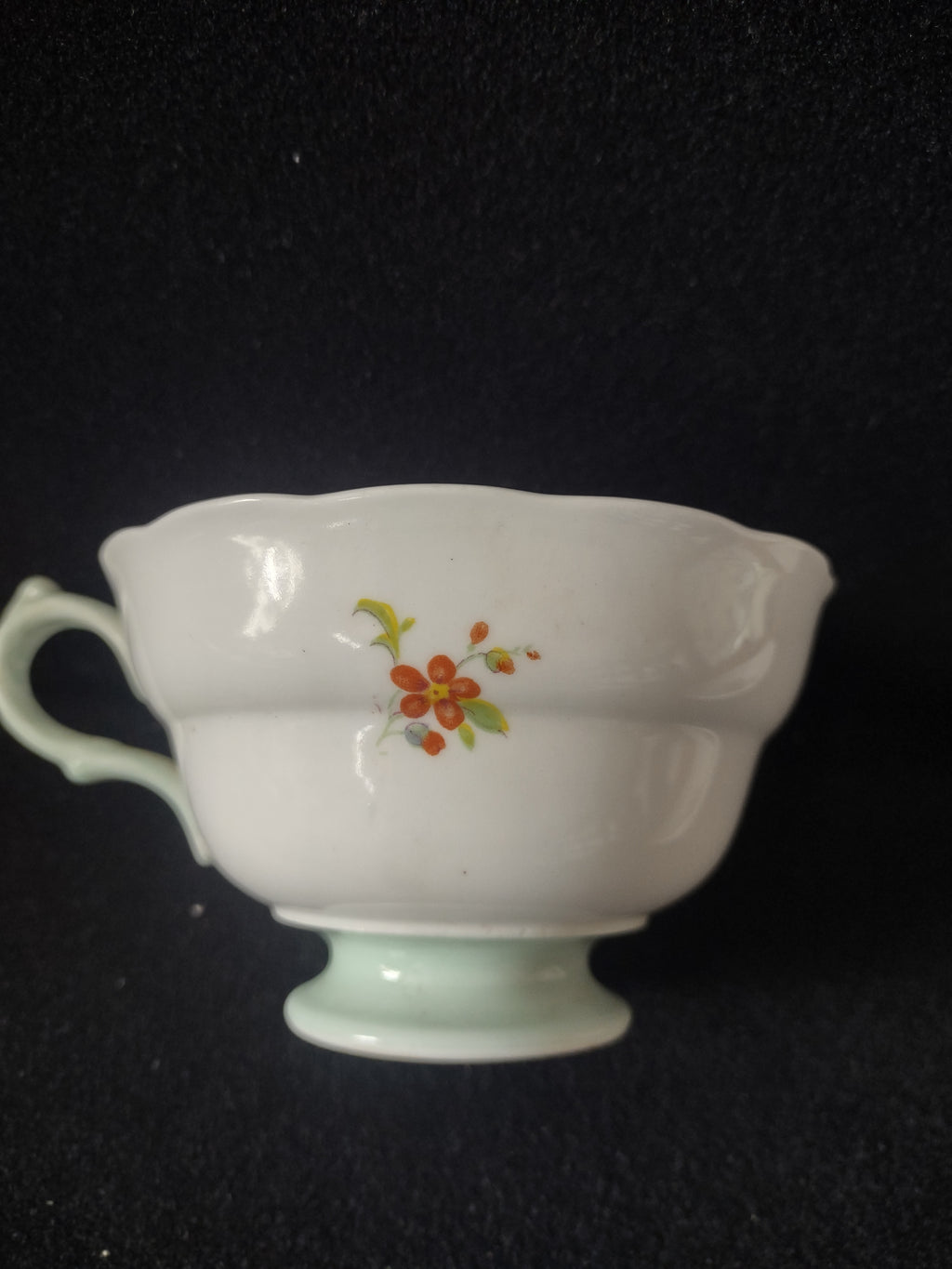 Vintage Copeland Grosvenor Teacup Saucer Pink English Countryside (Lot 5801)