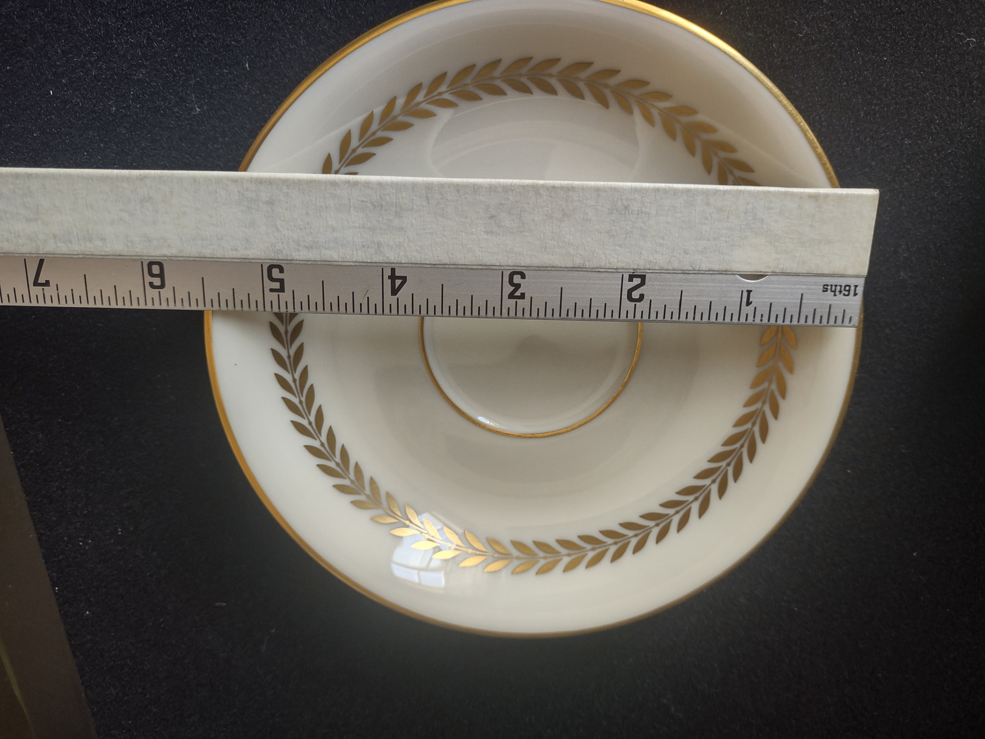 Vintage Lenox Imperial Tea Cup with Saucer (lot 1802)