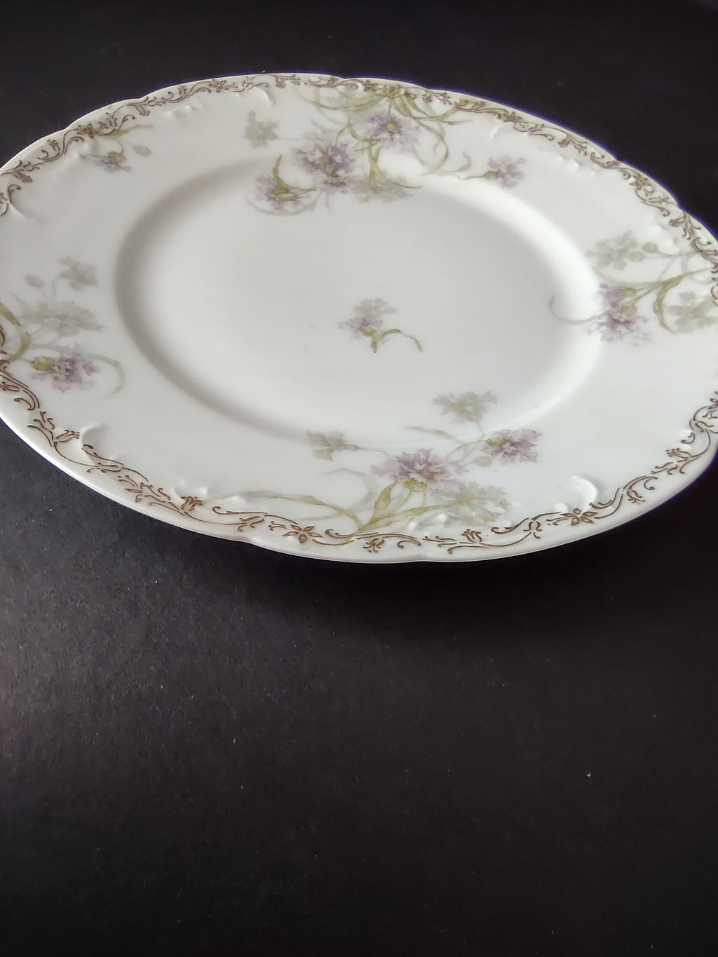 Haviland Limoges Dinner Plate Cornflower French Chic (lot 992)