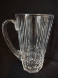 Vintage Crystal Pitcher 8" Val St Lambert (lot 2753)