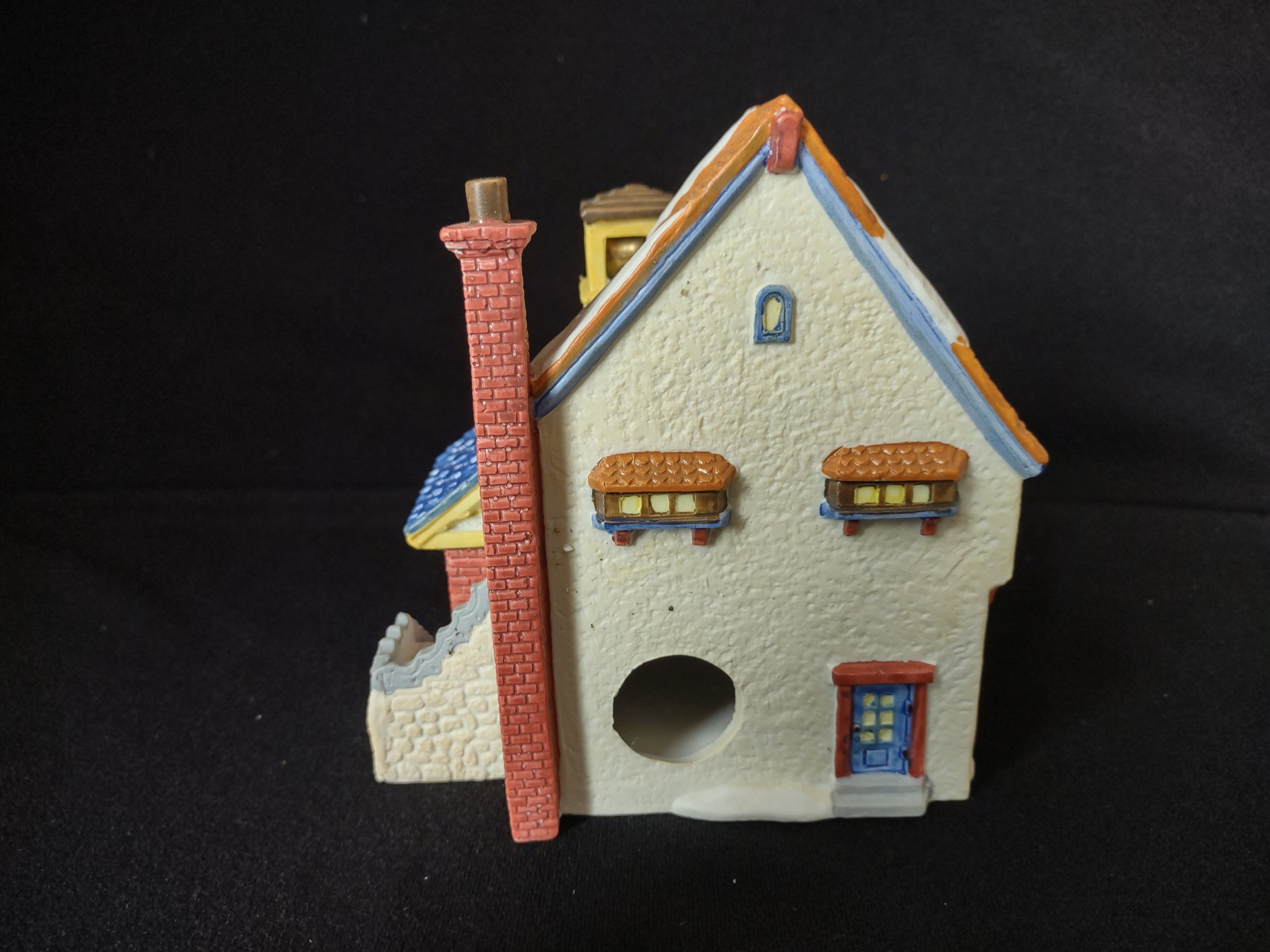 Vintage Lemax Olde School House Christmas Village Light Up (lot 2284)