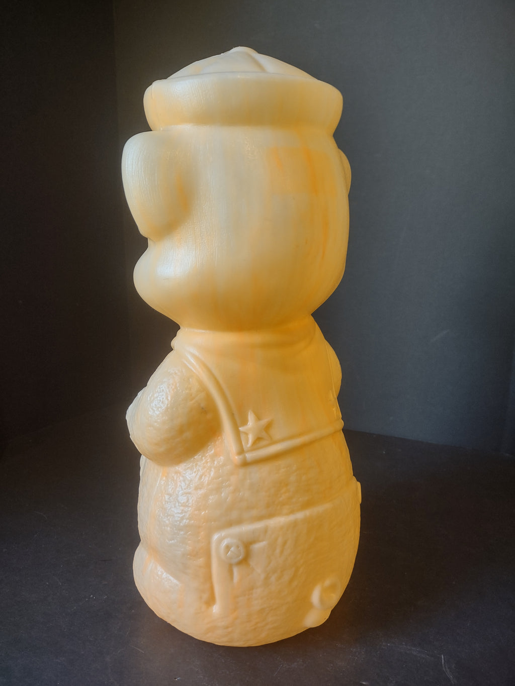 Vintage Blow Mold Piggy Bank Sailor 16" (lot 1466)