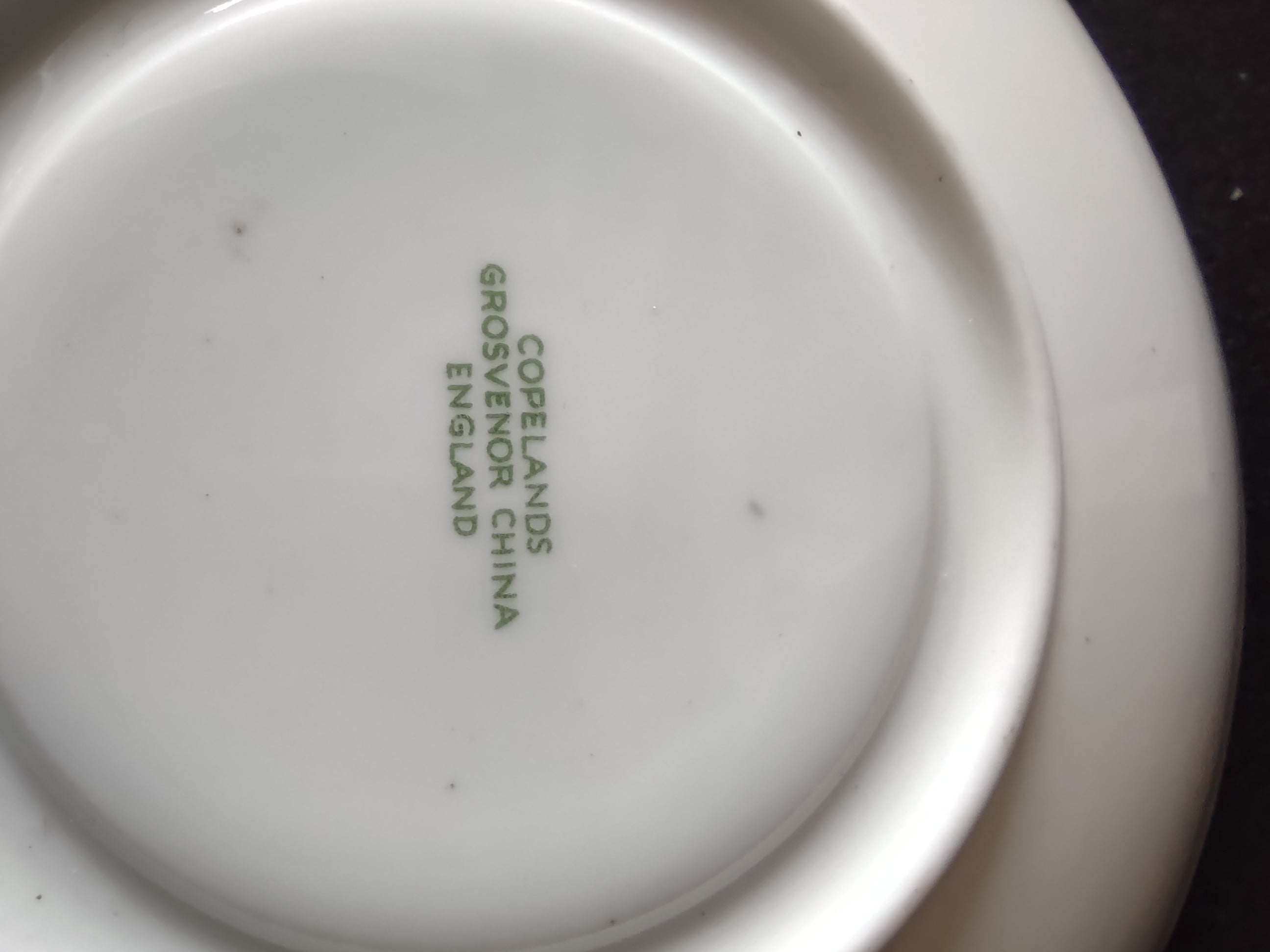 Vintage Copeland Grosvenor Saucer Floral Pink English Countryside (Lot 5802)