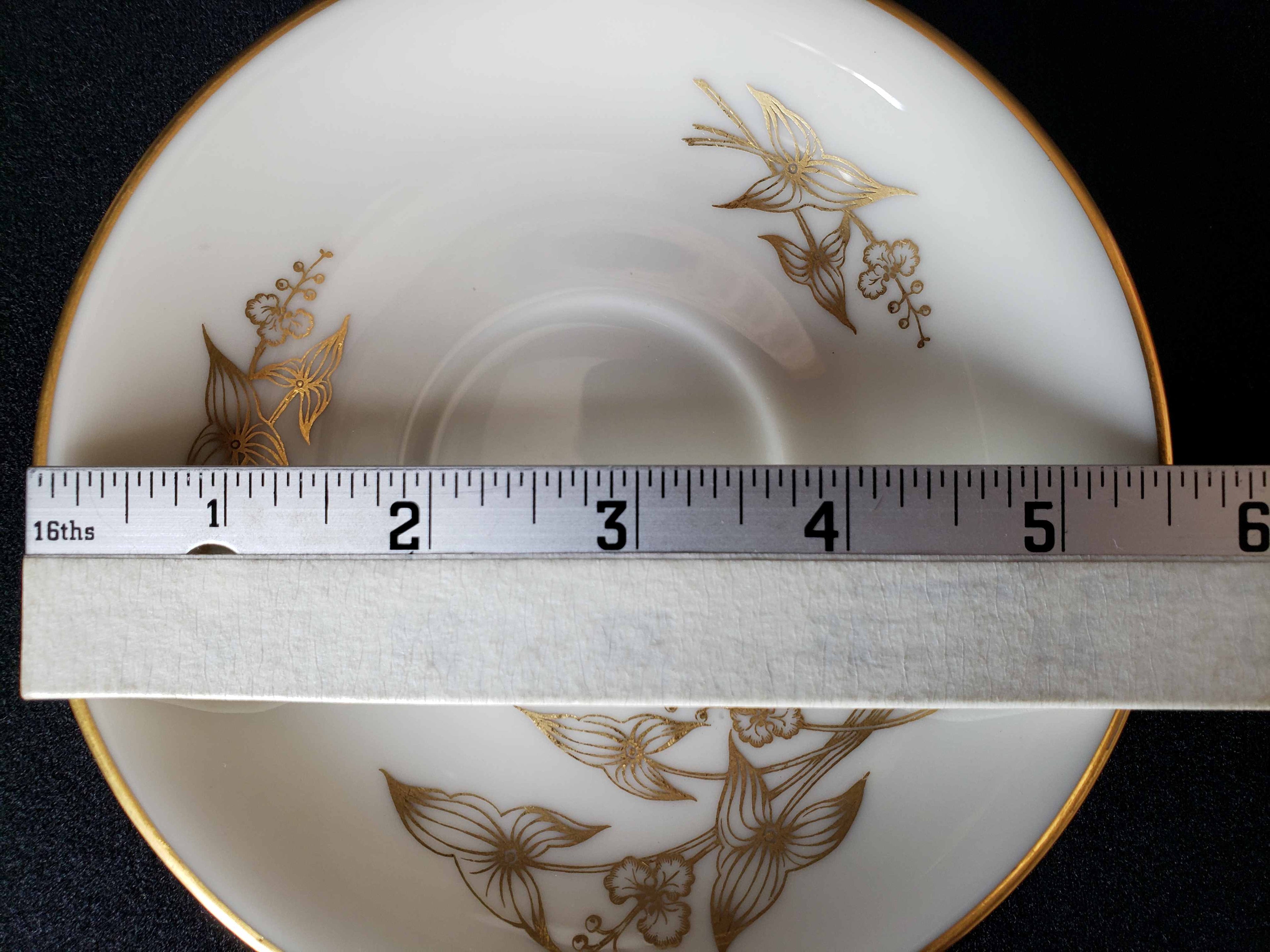 Vintage Lenox Arrowhead T-422 Tea Cup with Saucer (lot 1931)