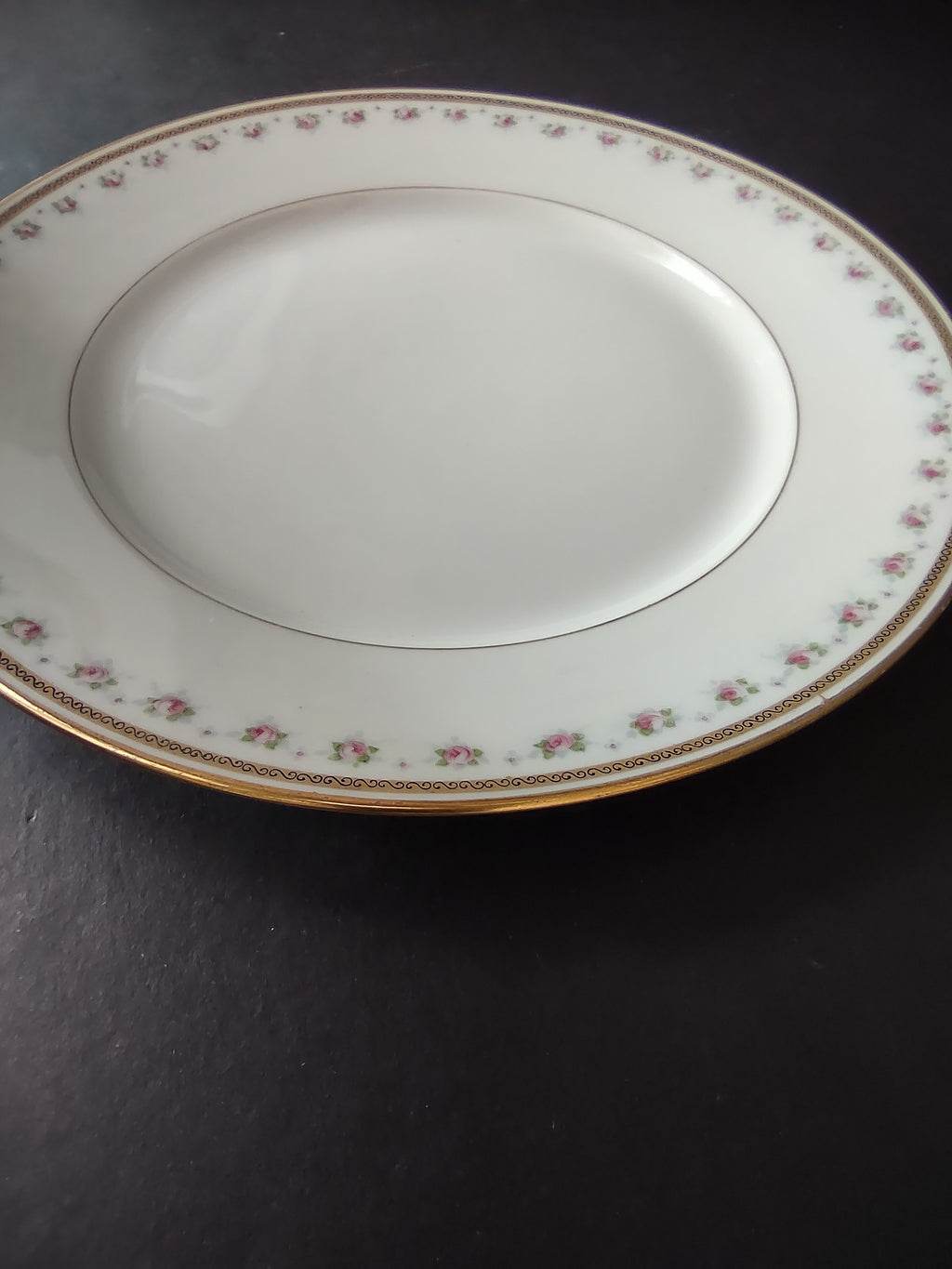 Wm. Guerin Limoges Luncheon/Salad Plate Rose French Chick (lot 984)