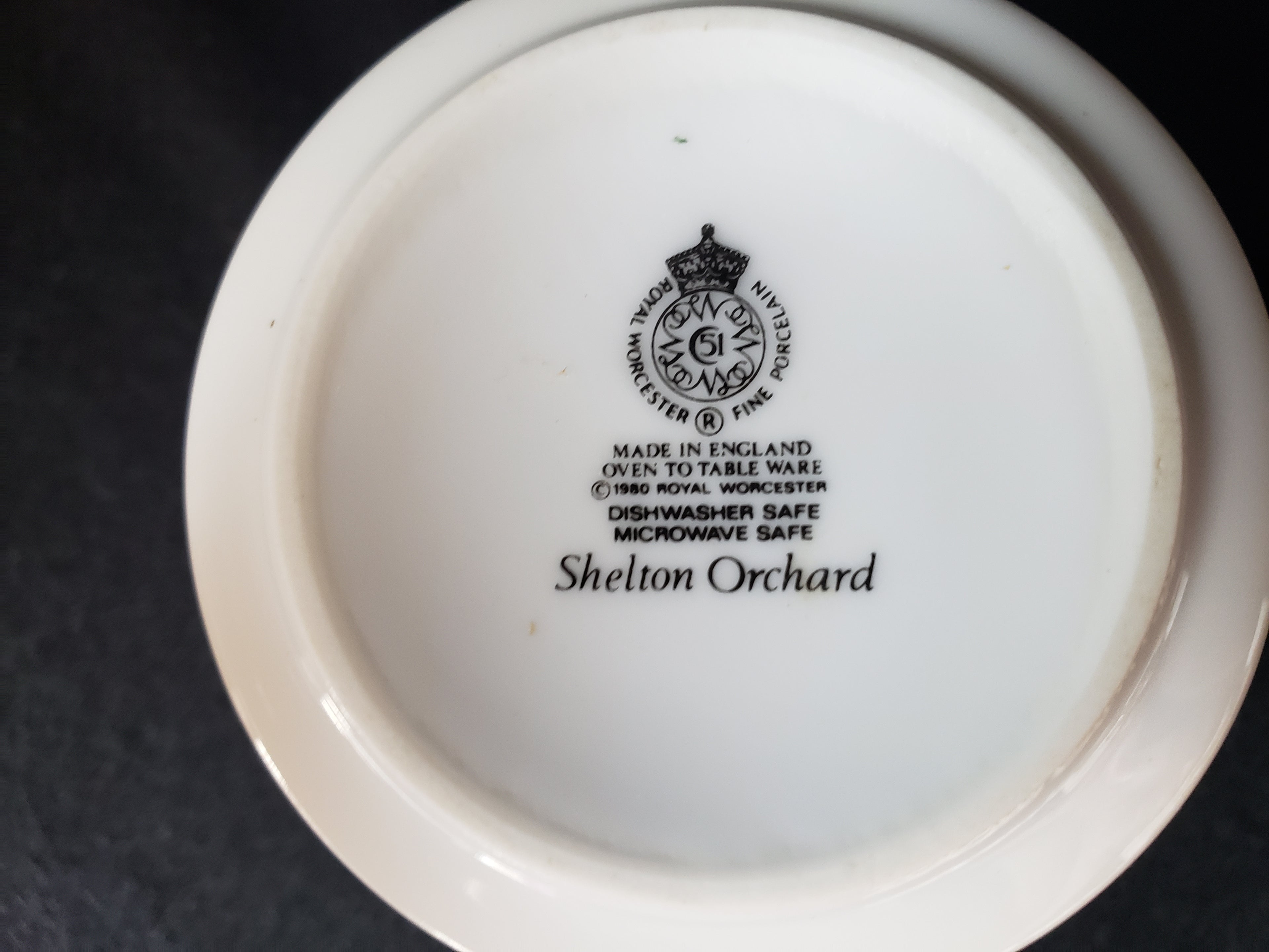 Vintage Royal Worcester Shelton Orchard Tea Cup ONLY (lot 2059)
