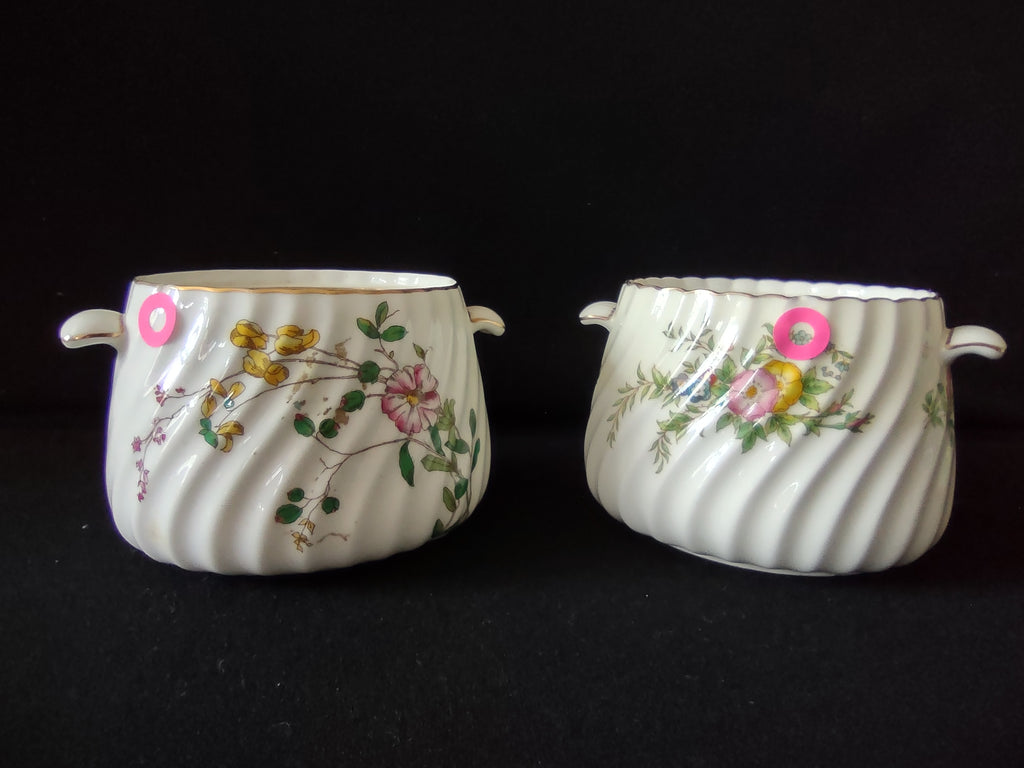 Vintage Set of 2 Minton Sugar Bowl NO Lid IMPERFECT Planter(lot 5520)