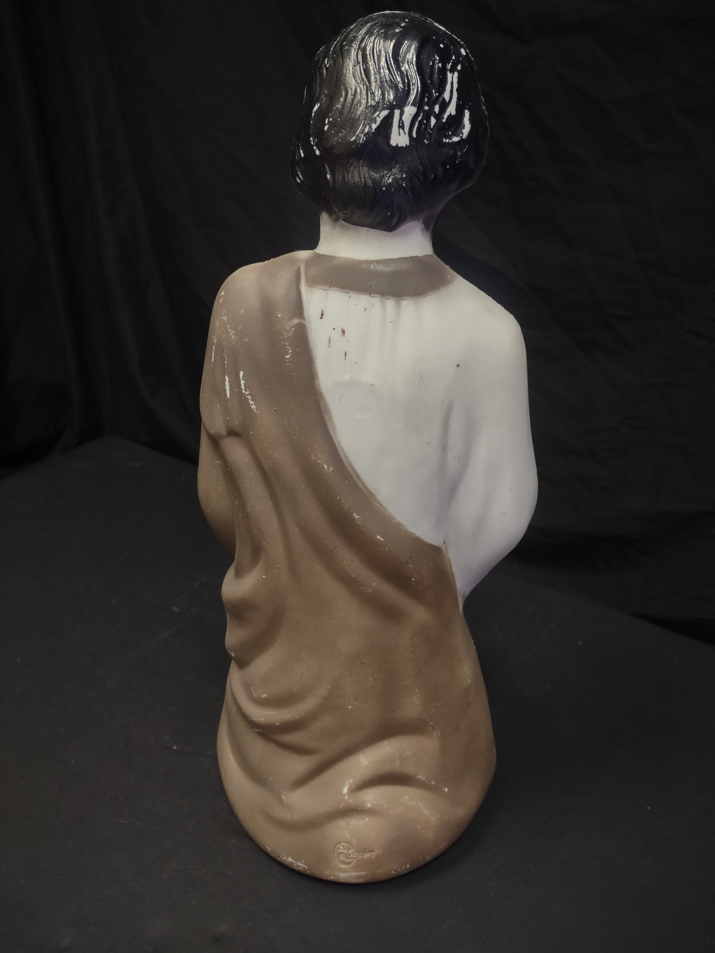 Vintage Blow Mold Christmas Nativity Brown NO LIGHT Joseph 18" (lot 2276)