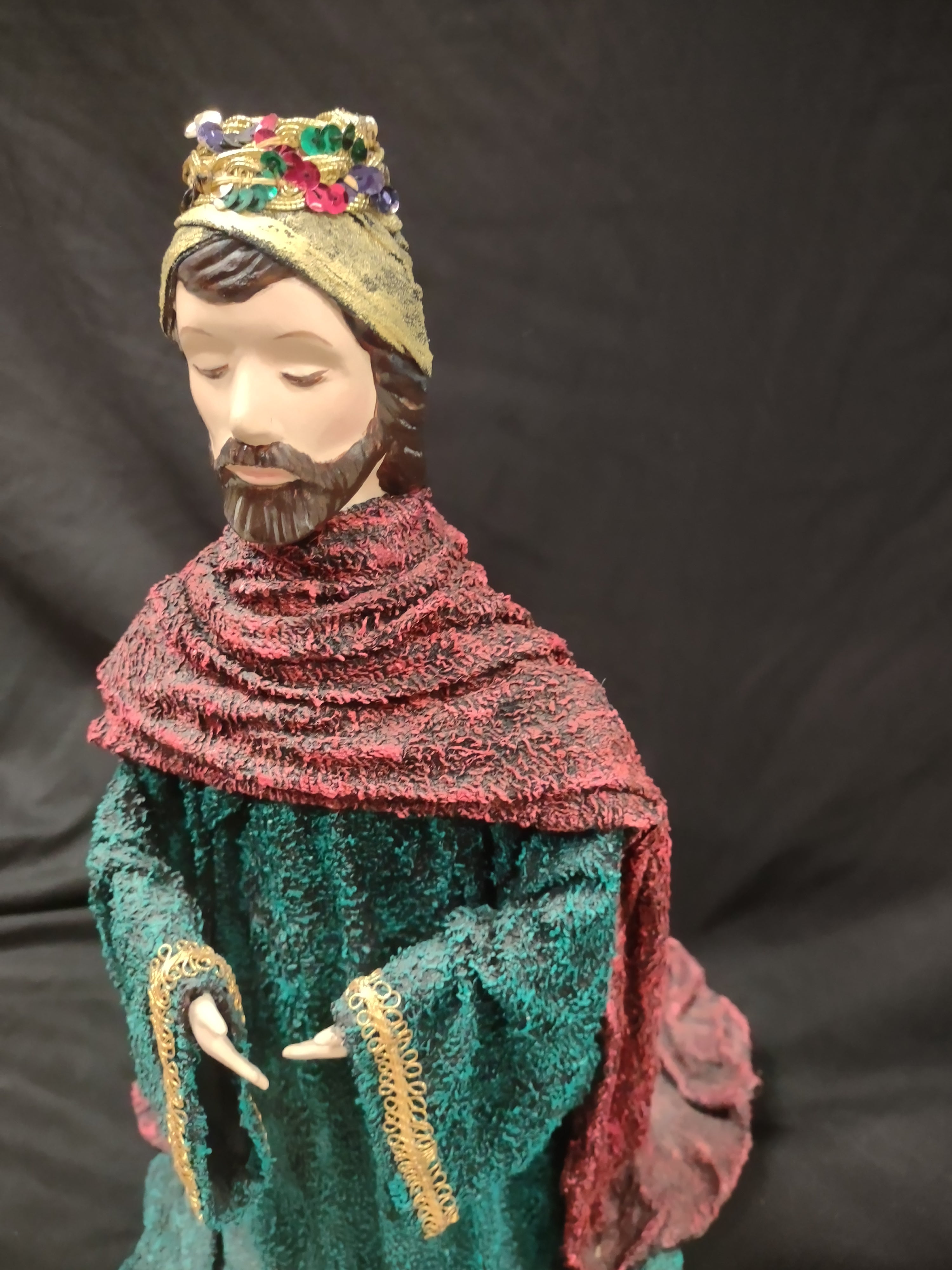 Vintage Christmas Nativity Wise Man 16" (lot 1337)