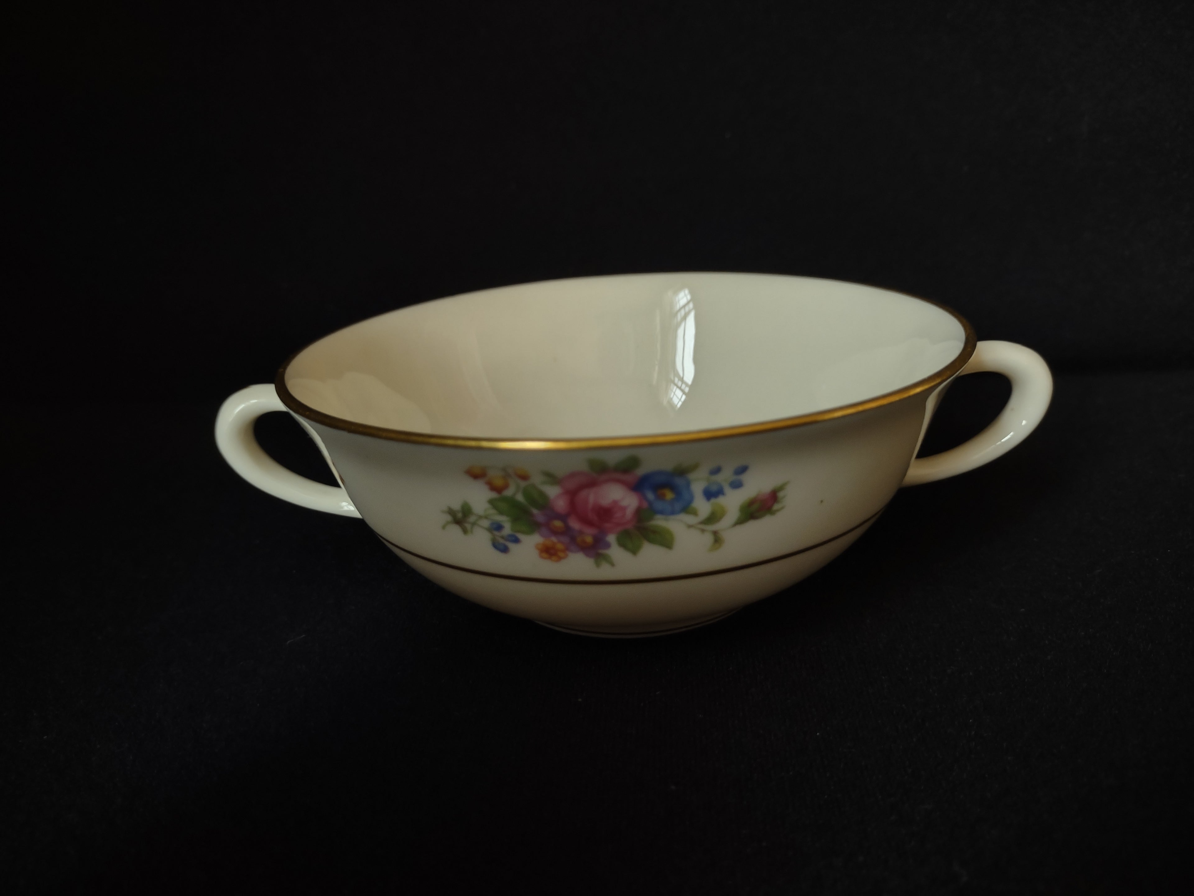 Vintage Lenox Rose Boullion Two-Handle Cup ONLY (lot 1826)
