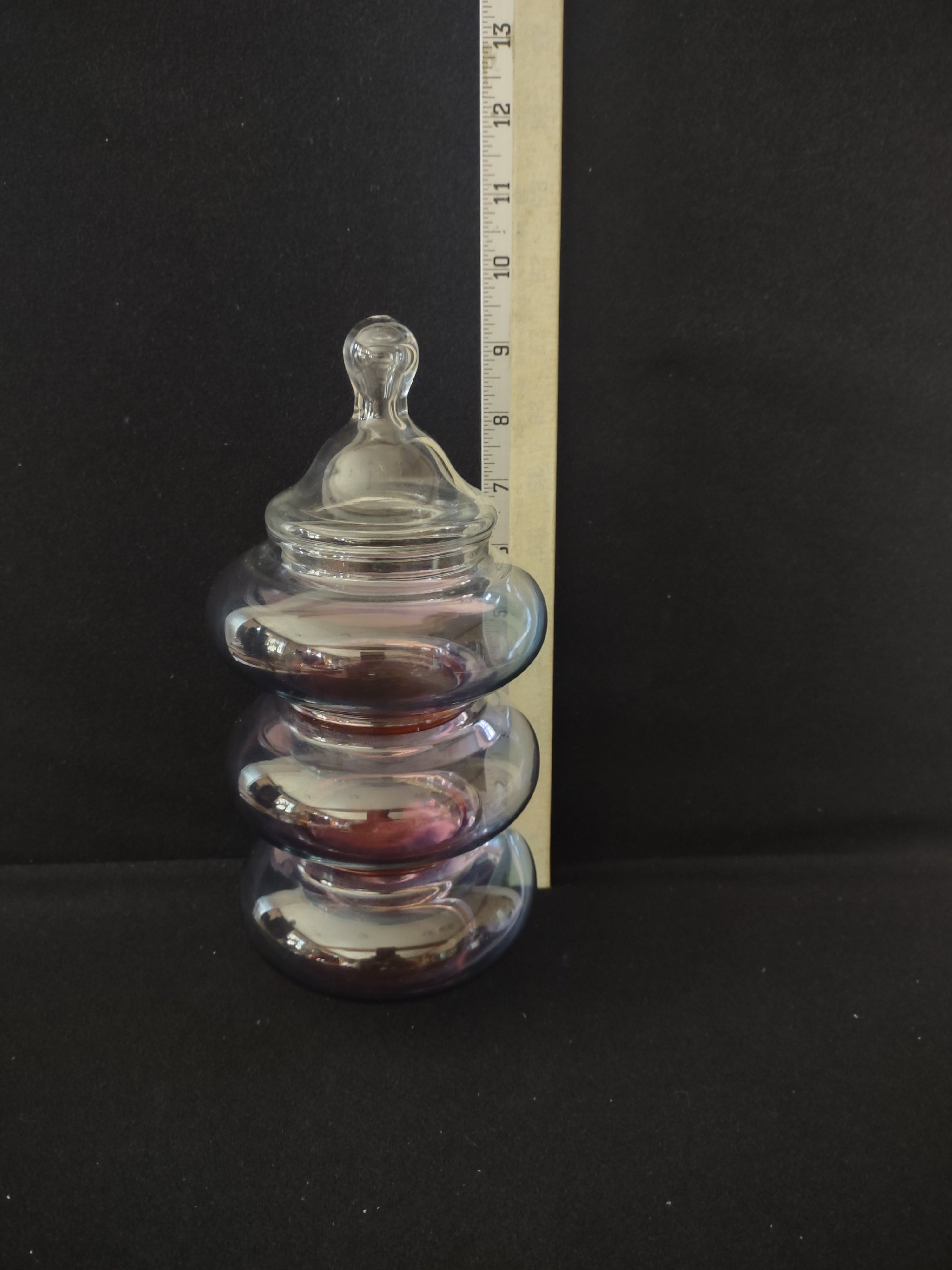 Vintage Anchor Hocking Stacking Pagoda Apothecary (Lot 3215)