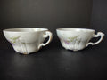 Haviland Limoges 2 x Tea Cup ONLY Blue Corn Flower (lot 859)
