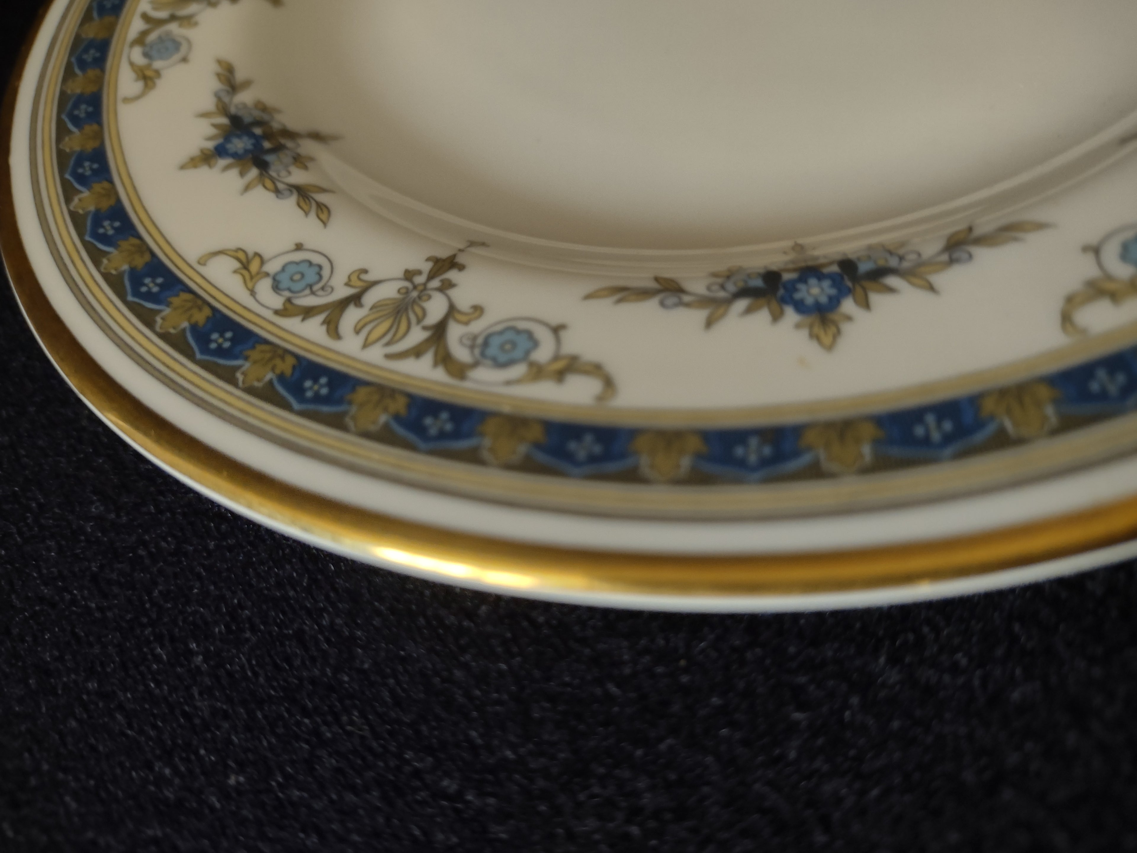 Vintage Minton Grasmere 6.5" Bread Butter Plate Bone China x 2(lot 5487)