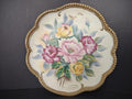 Japan Nagasaki Moriage Plate Rose (lot 754)
