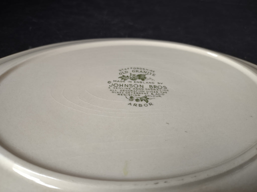 Johnson Bros Arbor Serving Platter Staffordshire Old Granite Ironstone (lot 5576