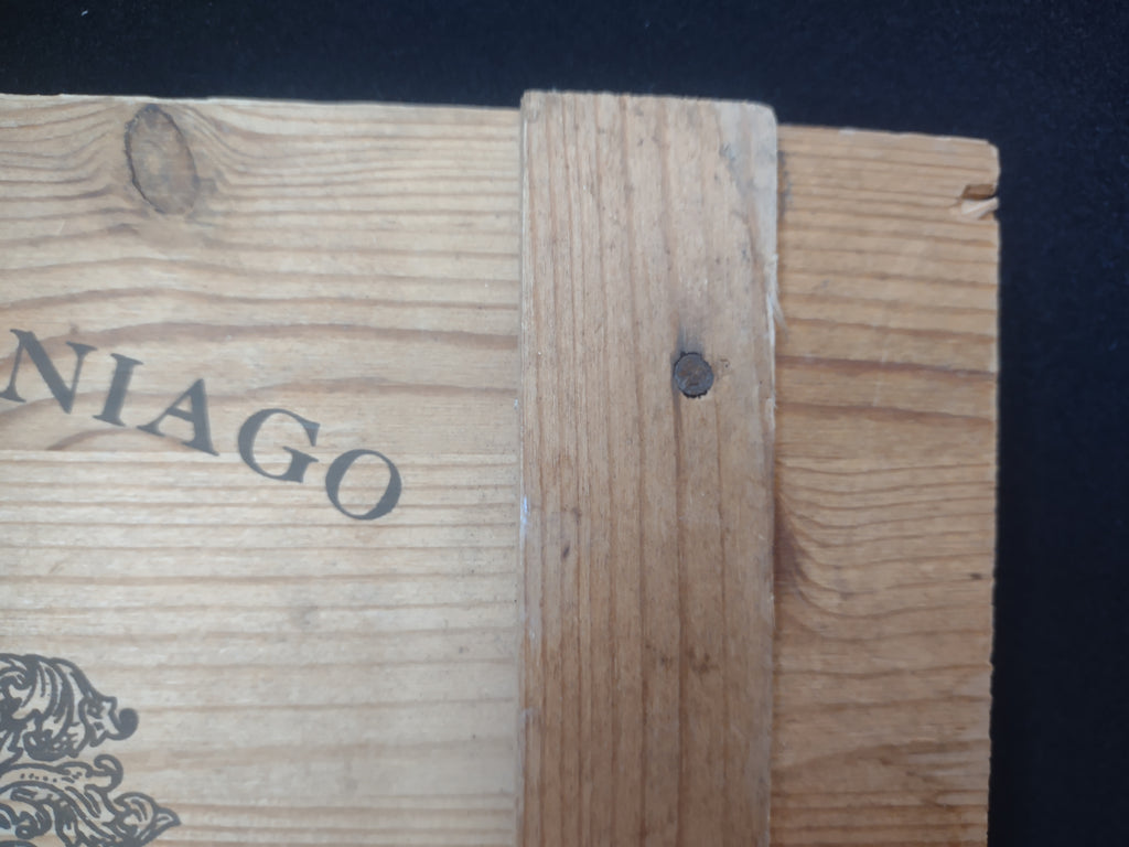 Conte d'Attimis-Maniago Wooden Wine Sign Wall Art 13"x 10-1/2"(lot 2660c)