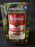 Vintage Christmas 2001 Campbells Cream of Mushroom Soup Can Ornament (Lot 4707)