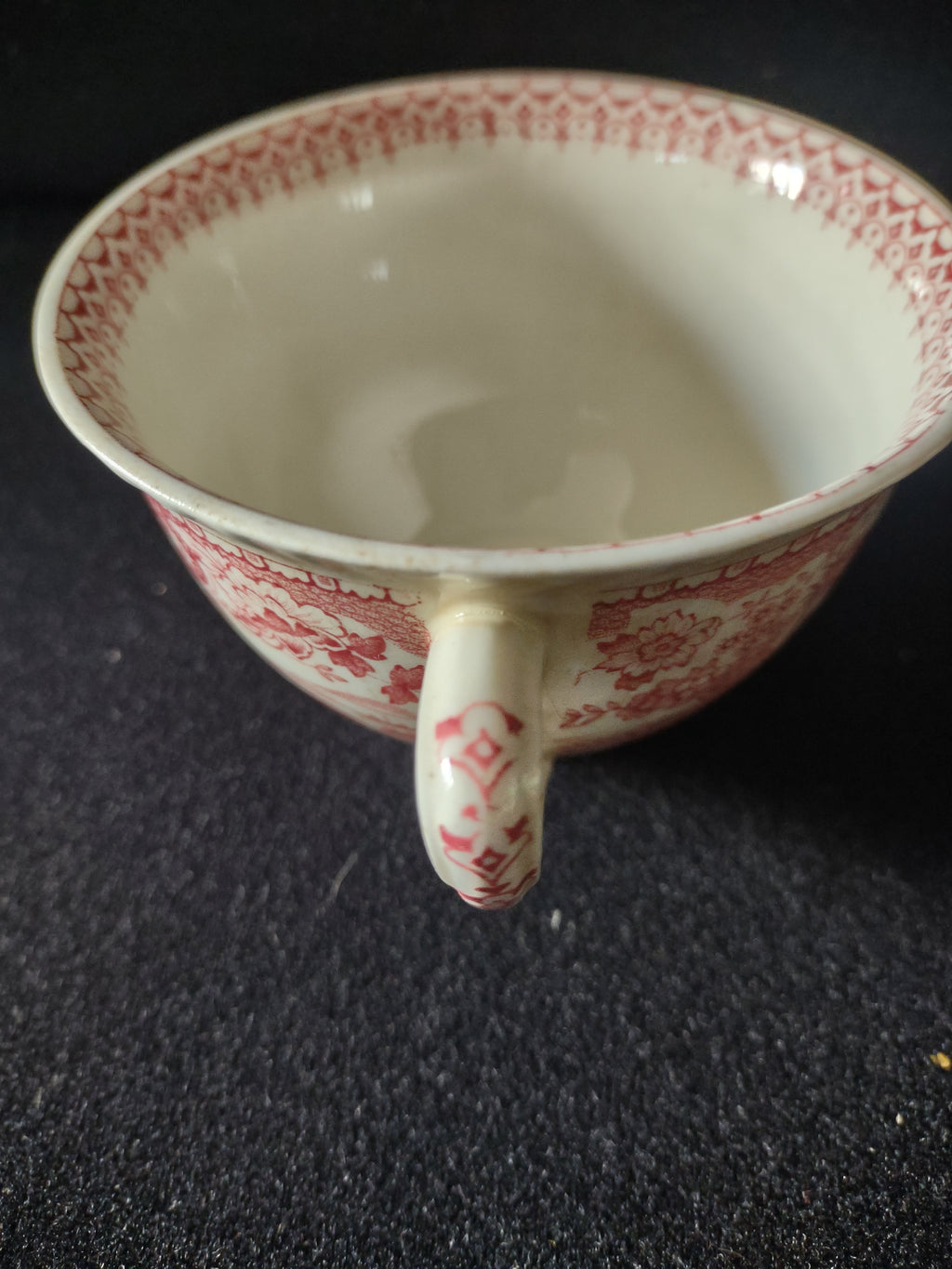Vintage Wood Sons Teacup Saucer Seaforth Pink IMPERFECT (Lot 5679)