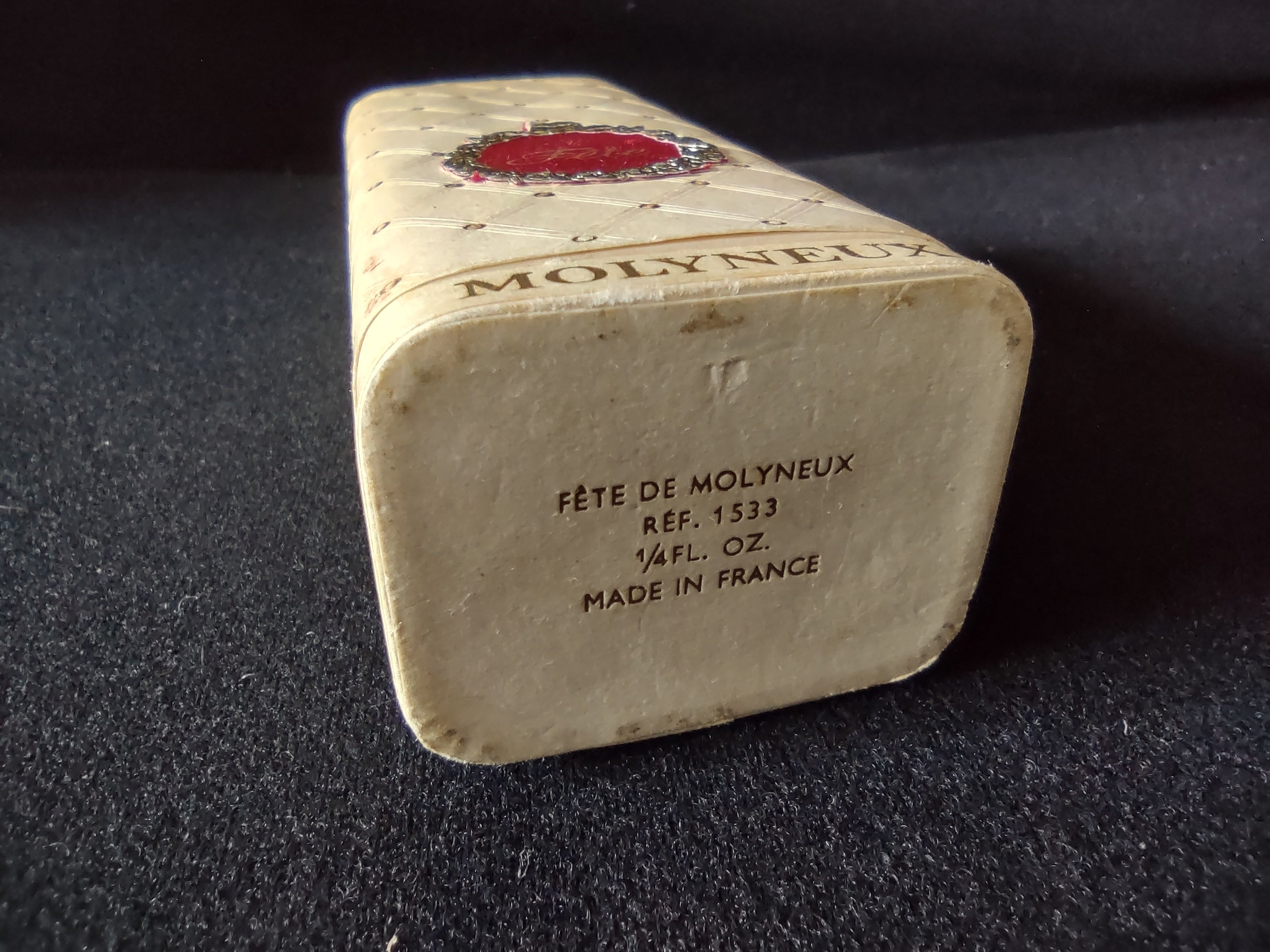 Vintage Fete de Molyneux 1/4 fl oz Made in France with Original Box (4401)