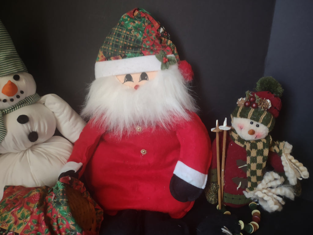Set of 3 Santa Snowman Christmas Decor (lot 1510)