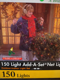 Christmas 150 Light Add-a-Set Net 6'x4' Sylvania Multi Color (lot 2418)