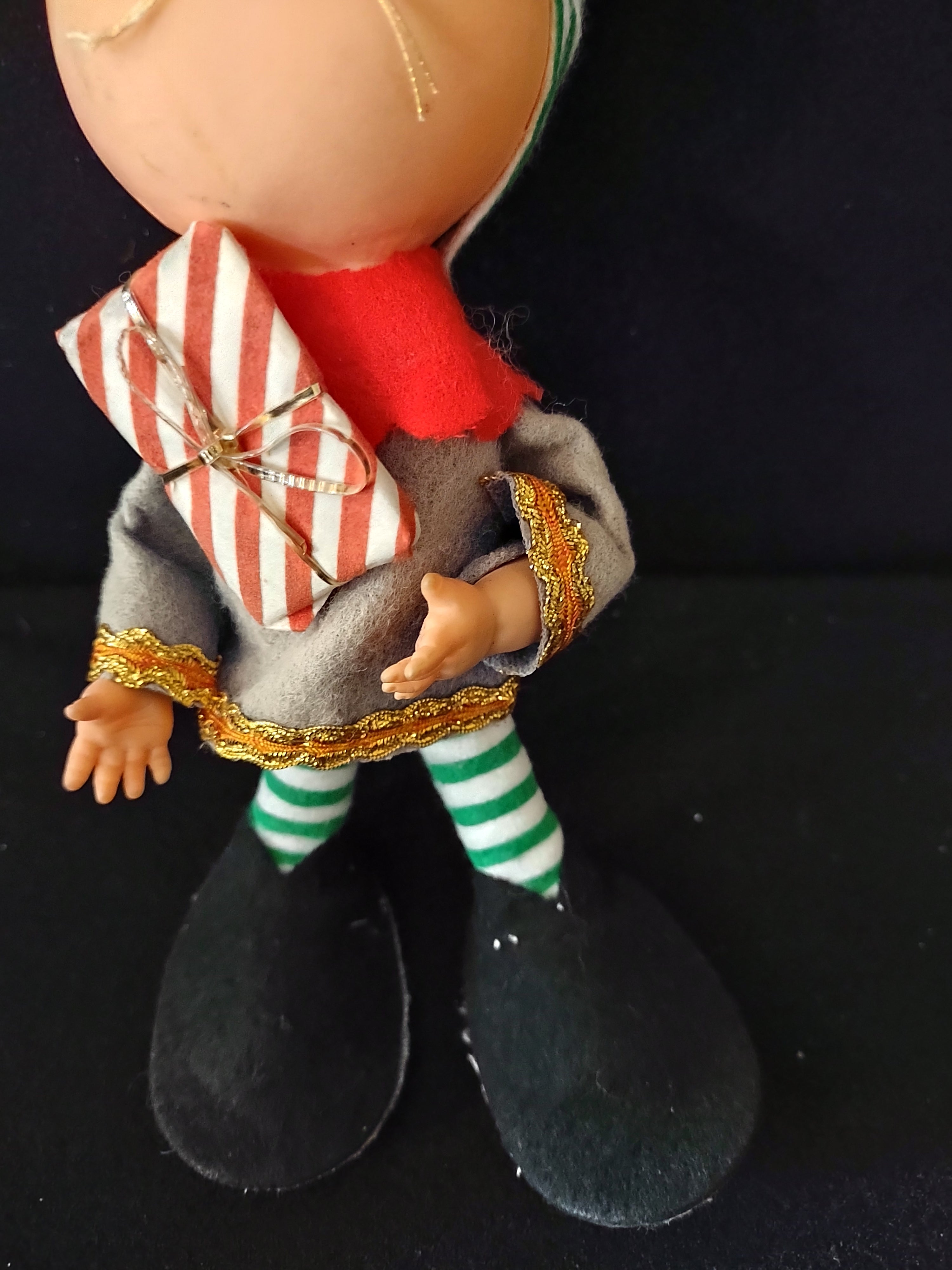 Vintage Christmas Mouse Elf Ornament Made In Japan (Lot 3643)