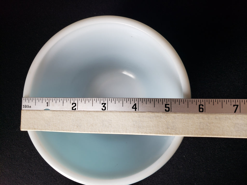 Vintage Pyrex 401 Turquoise Blue Mixing Bowl A-10 Some Scratches (lot 2144d)