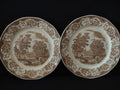 Vintage Royal Tudor Ware Olde England Barker England Dinner Plate x 2 (lot 5541)