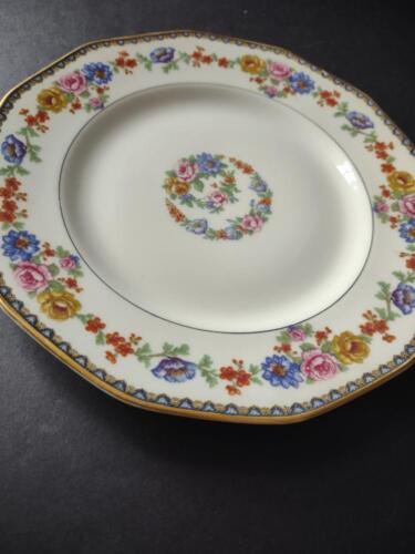 lot 794 Haviland Limoges 4 x Cheverny Luncheon Plate 8-1/2" Floral