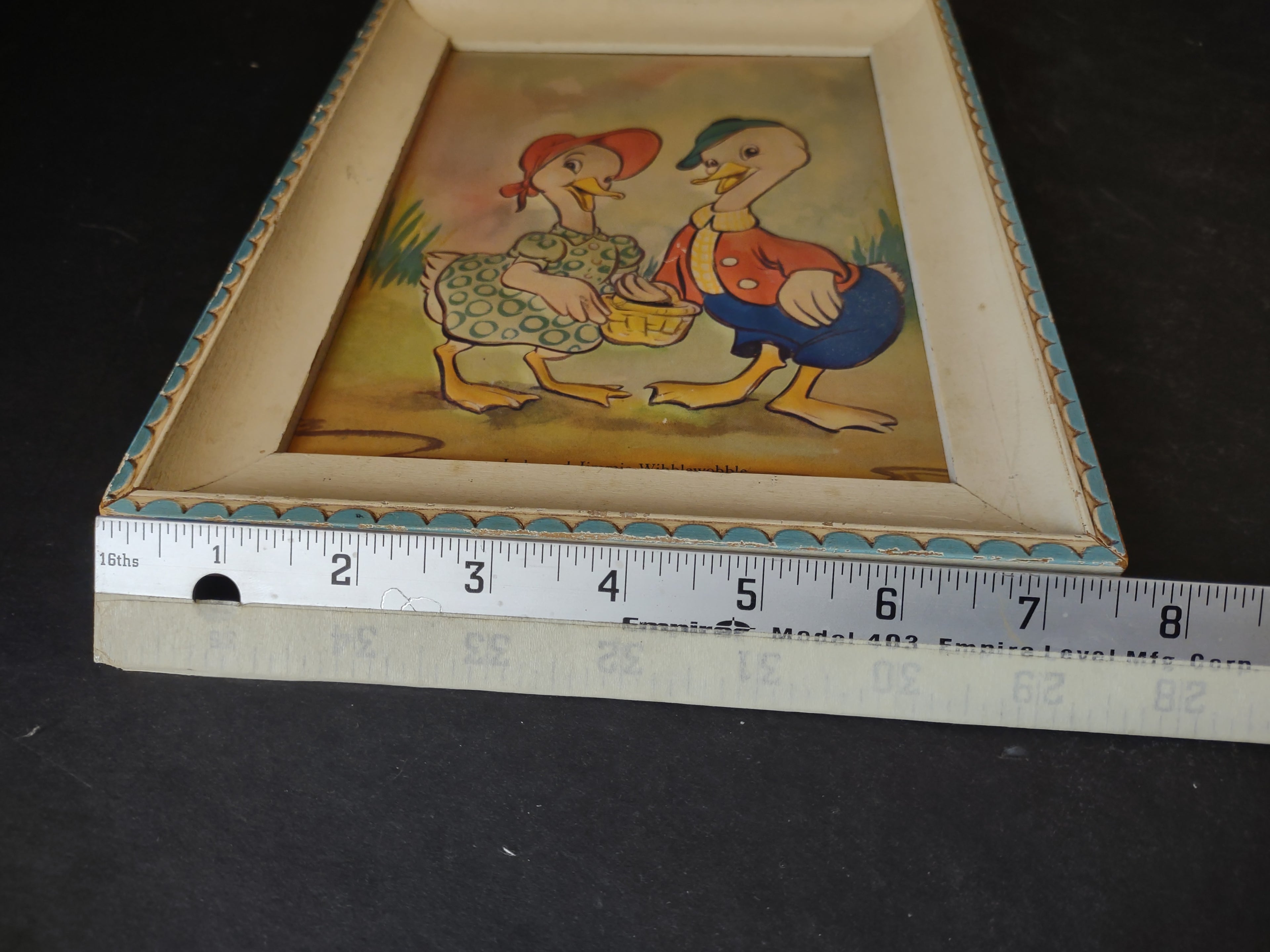 Vintage Raised Picture Lulu and Jimmie Wiblewobble (lot 3156t)