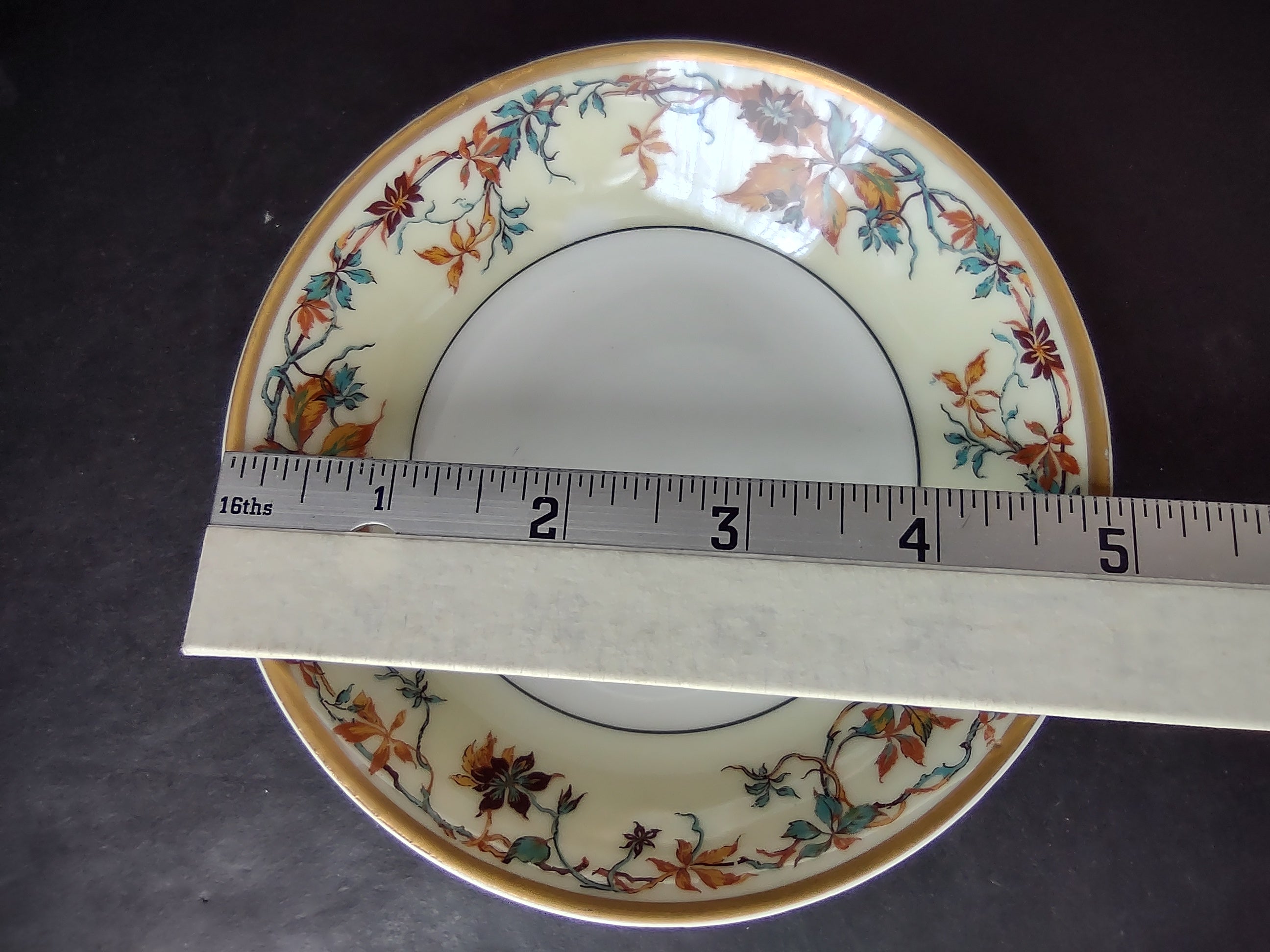 Haviland France Limoges Small Bowl Dish Thanksgiving Louvain 5" (lot 978)