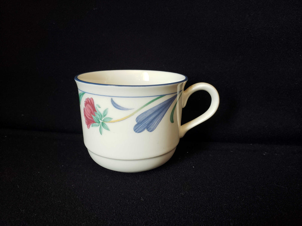 Vintage Lenox Tea Cup Gold Chinastone Poppies on Blue ONLY (lot 1948)