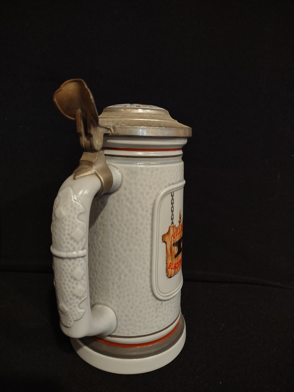 Set 2 Tankard Mug Stein Building of America Blacksmith Shipbuilder (lot 2538j)