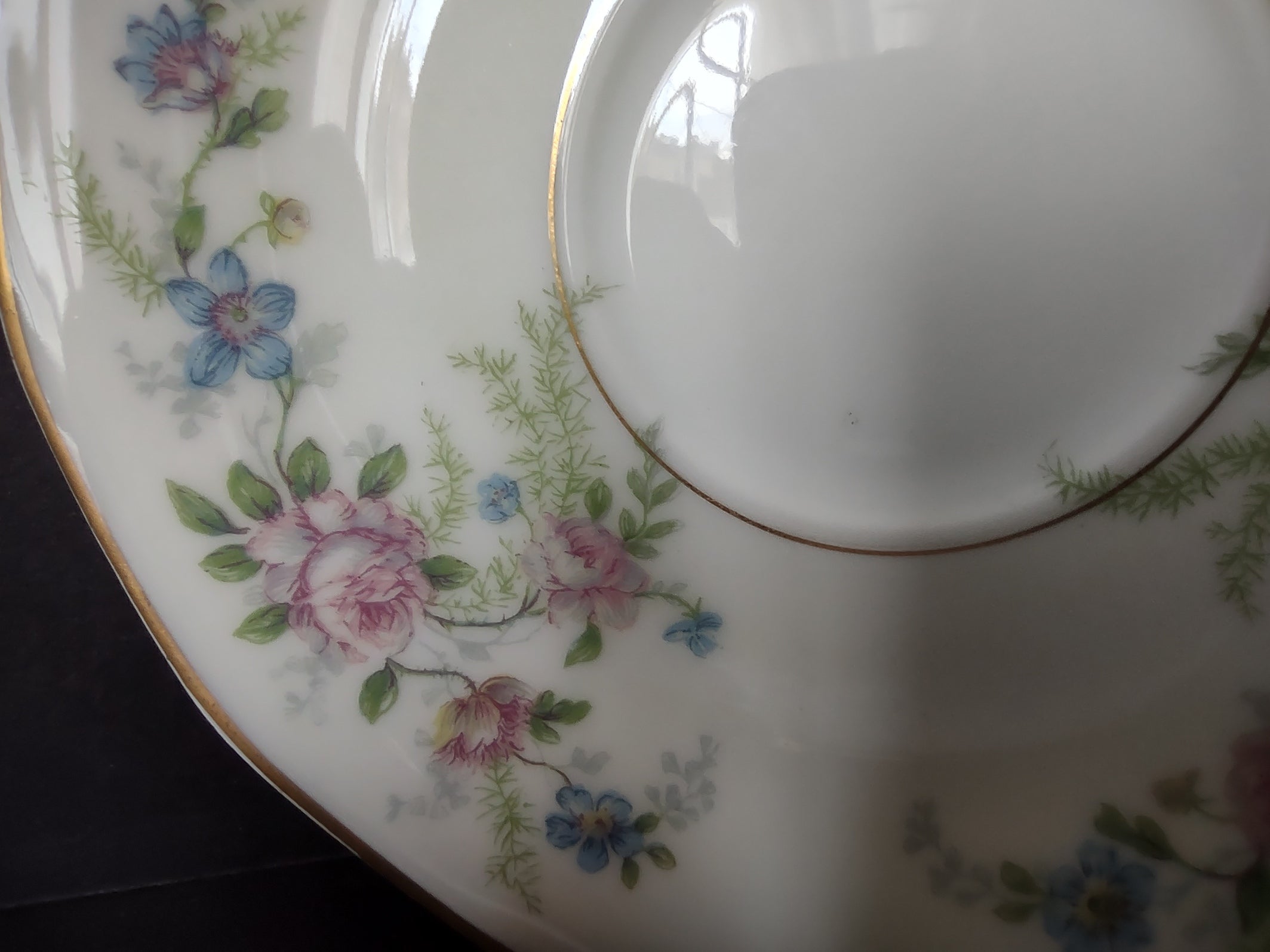 Haviland Limoges Fleurette Saucer ONLY Floral (lot 810)