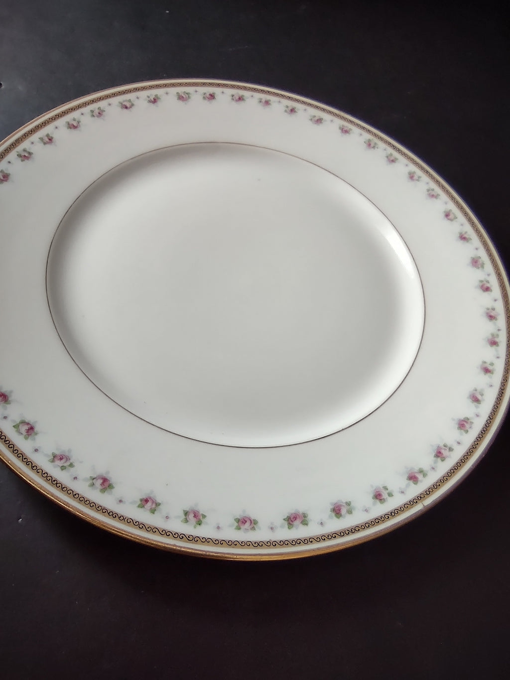 Wm. Guerin Limoges Luncheon/Salad Plate Rose French Chick (lot 984)