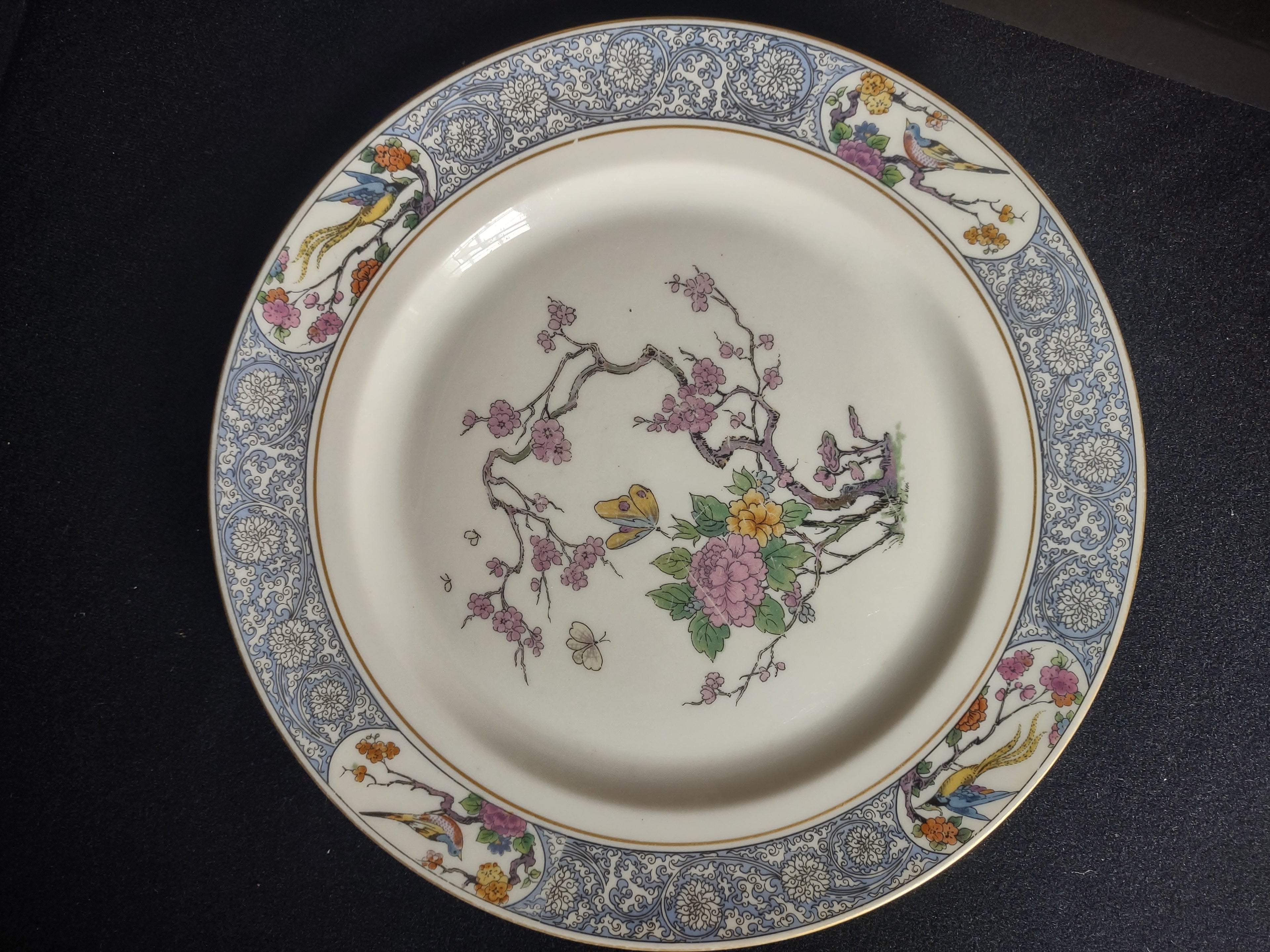 Vintage Lenox Ming Luncheon Plate 10" (lot 1854)