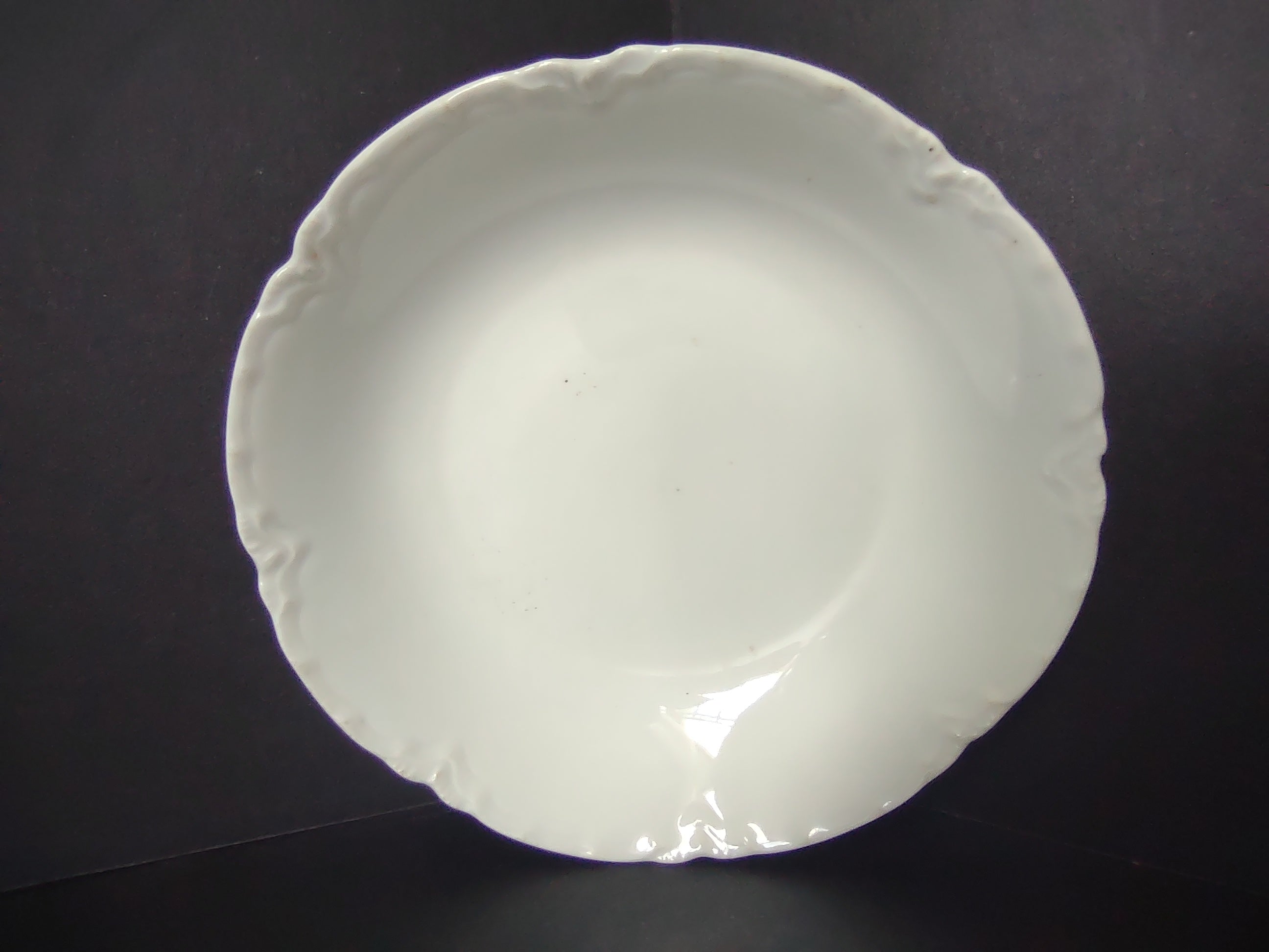 Haviland France Limoges Small Bowl Coupe Plate 5-1/2" Plain White (lot 1028)