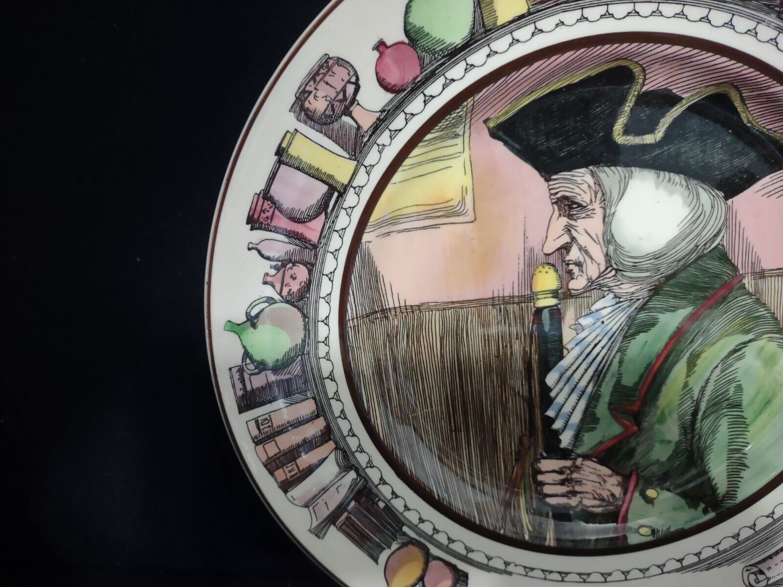 077 Vintage Collectible Royal Doulton The Doctor Plate 10-1/2"