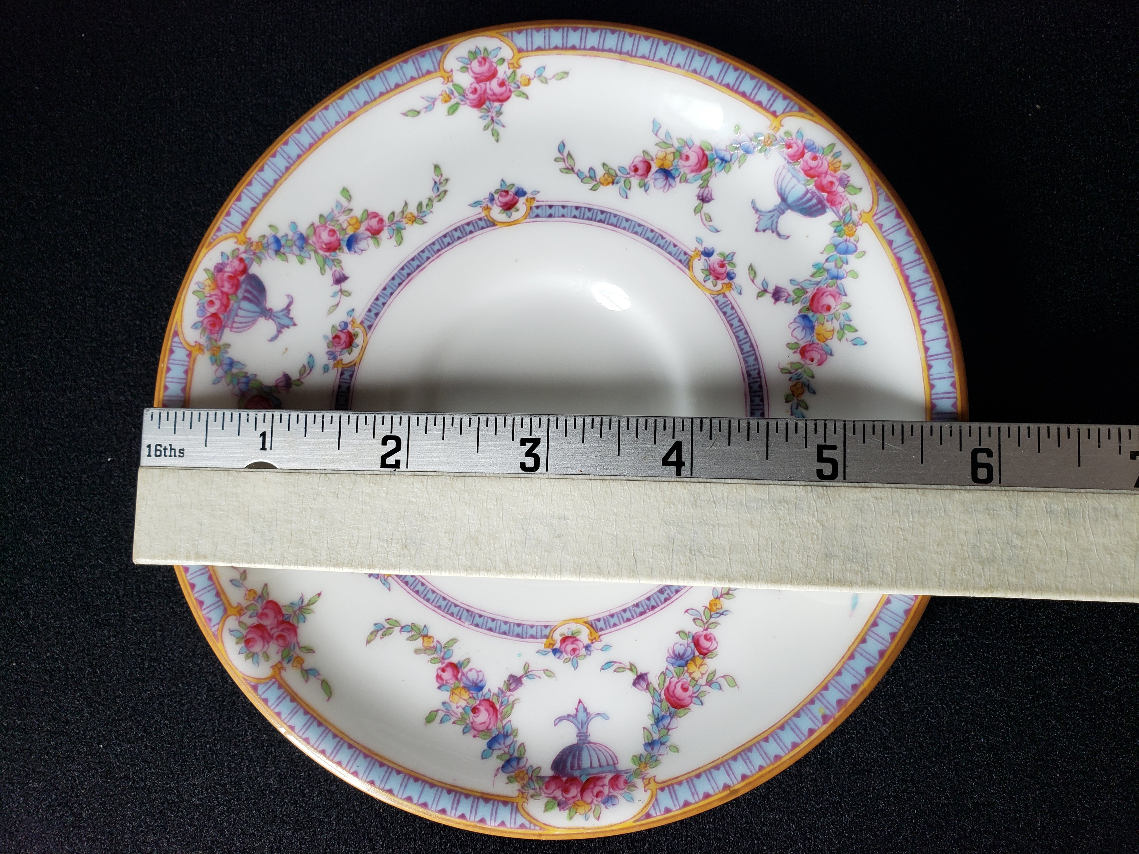 Vintage Royal Worcester Rosemary Saucer ONLY 5-7/8" (lot 2090)
