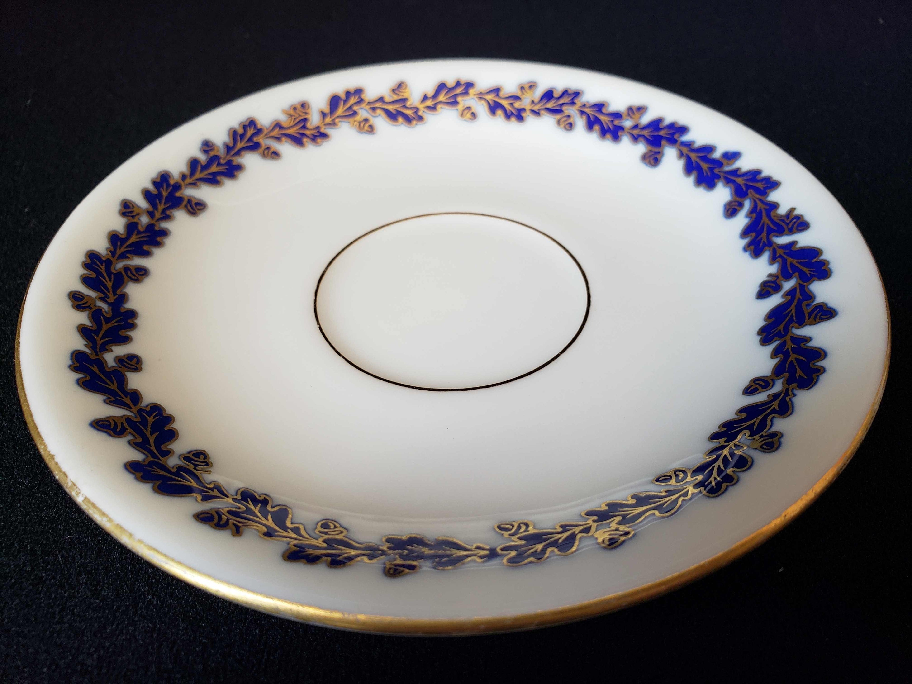 Vintage Lenox Blue Leaf Saucer ONLY (lot 1966)