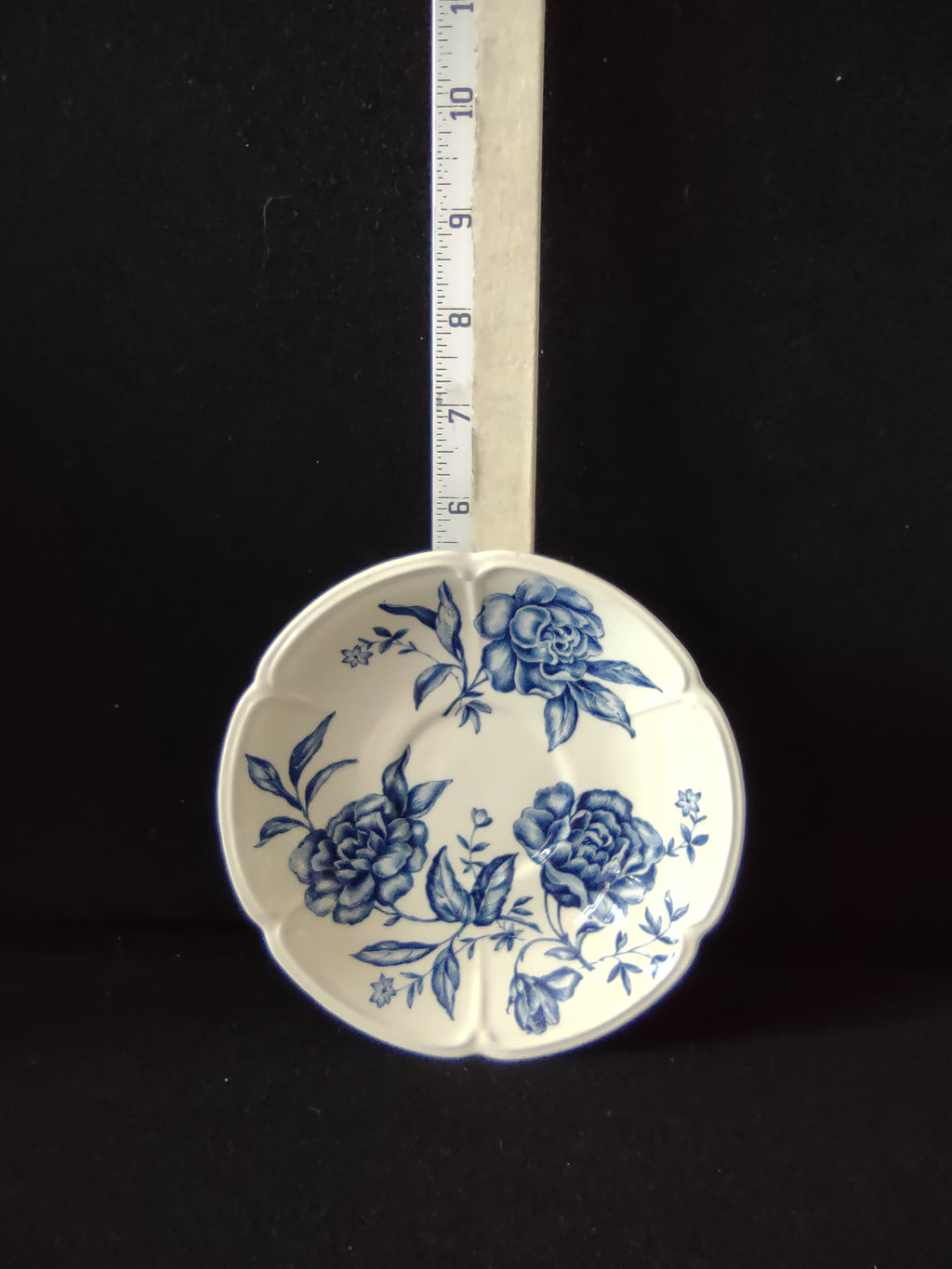 Vintage Johnson Bros Saucer Windsor Ware Warwick Blue White Set Of 3 (Lot 5659)