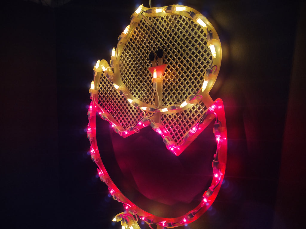 Vintage Window Easter Chicken Light Up 18" (lot 1487)