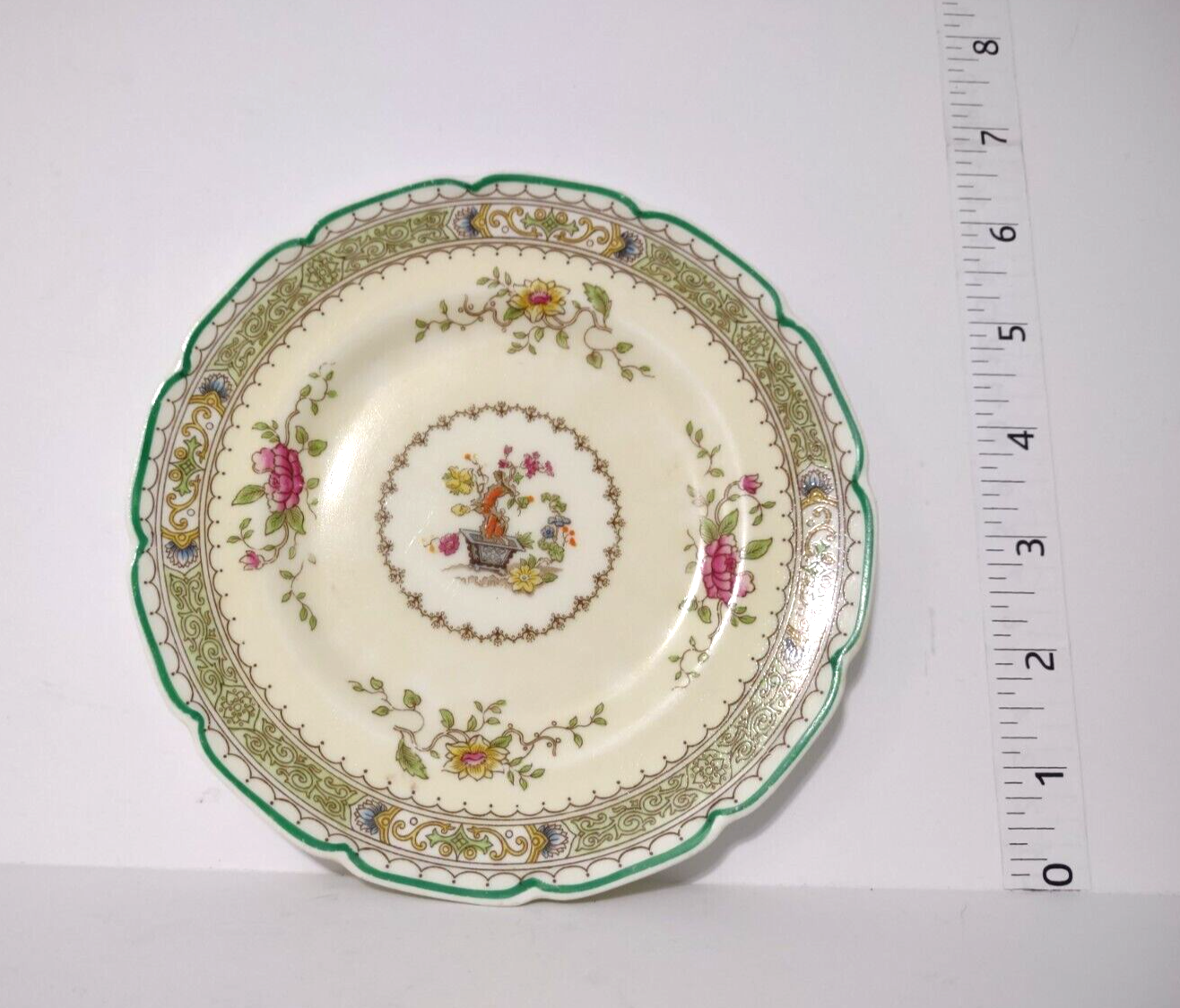 Vintage Bone Royal Doulton Indian Tree England Dessert Bread Plate 6-1/4" (lot 142)