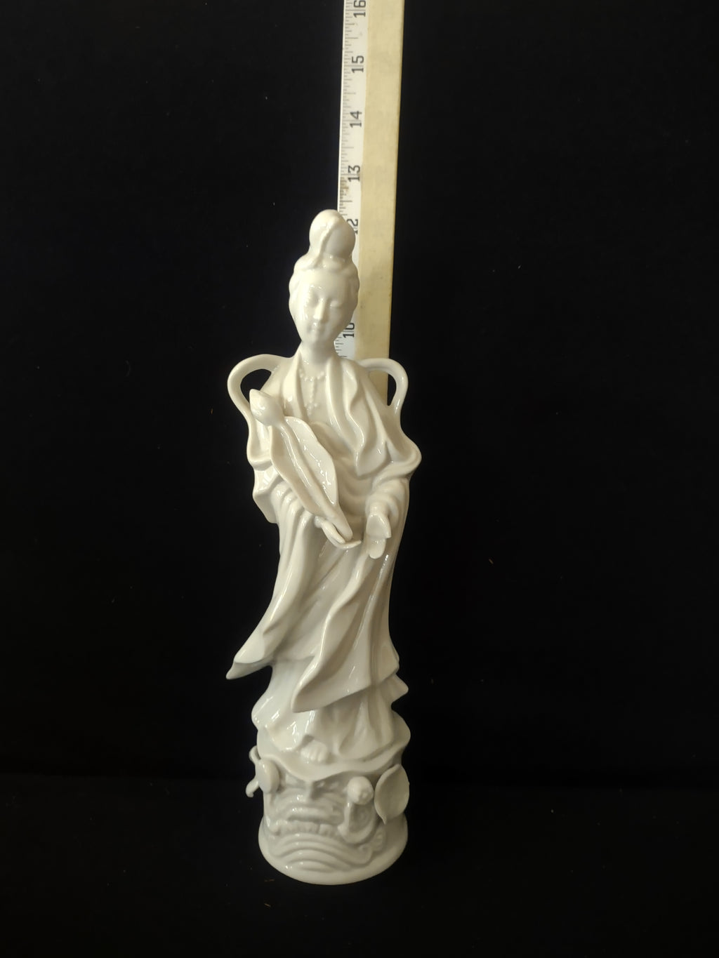 Homco Porcelain Asian Figurine Kwan Yin Compassion Mercy Kindness (Lot 3551)