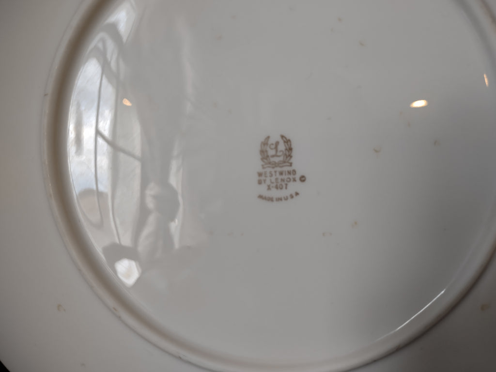 Vintage Lenox Westwind X-407 Dessert or Salad Plate 7-3/4" (lot 1829)