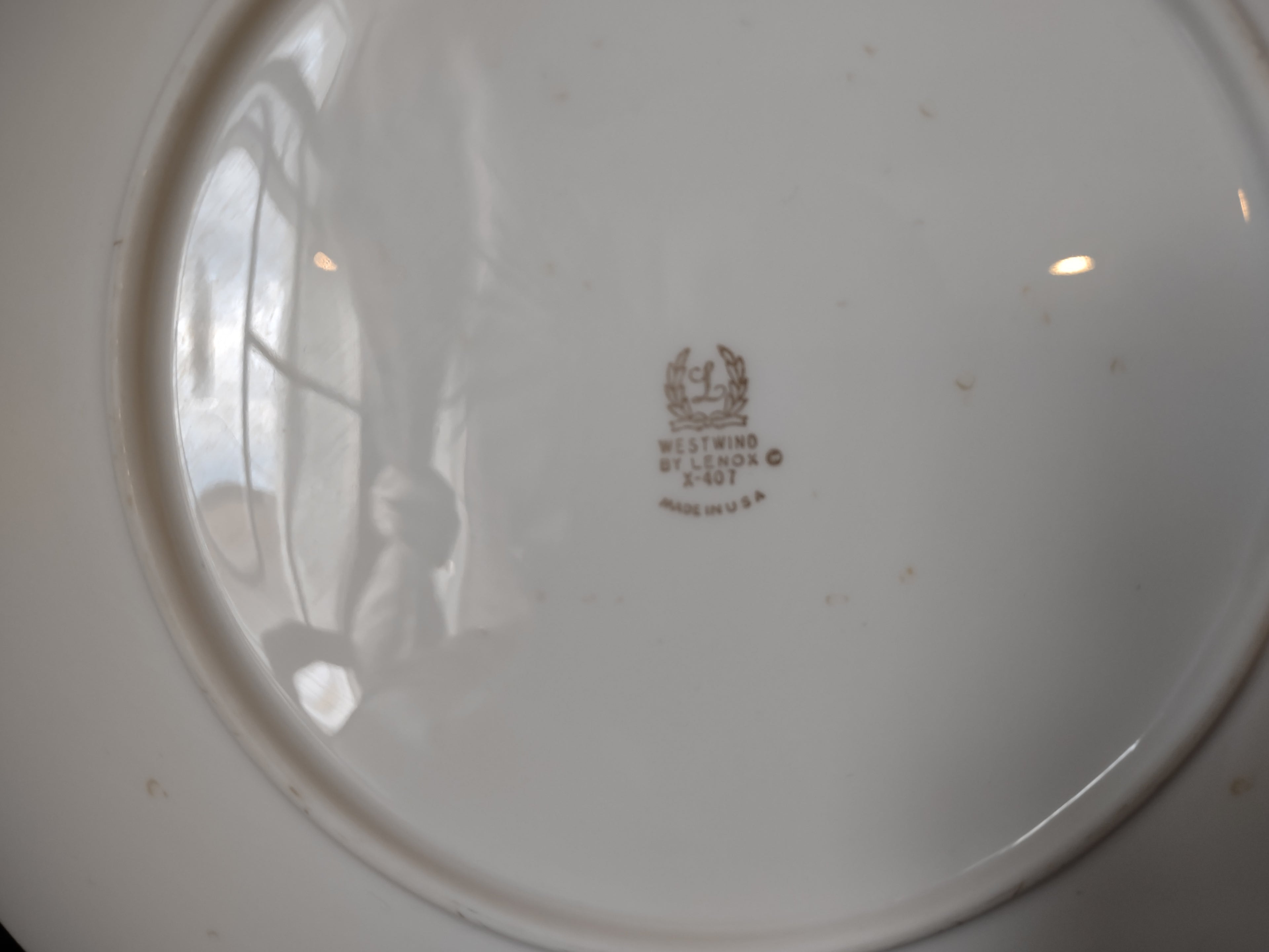 Vintage Lenox Westwind X-407 Dessert or Salad Plate 7-3/4" (lot 1829)
